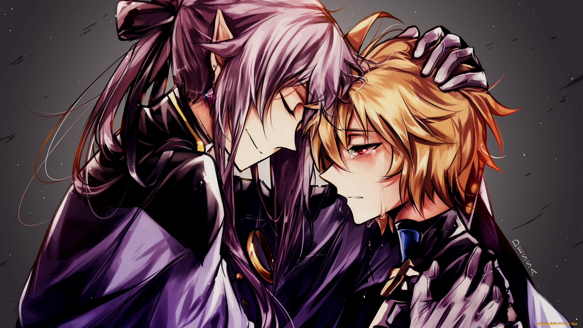 аниме, owari, no, seraph, микаэлла, ферид