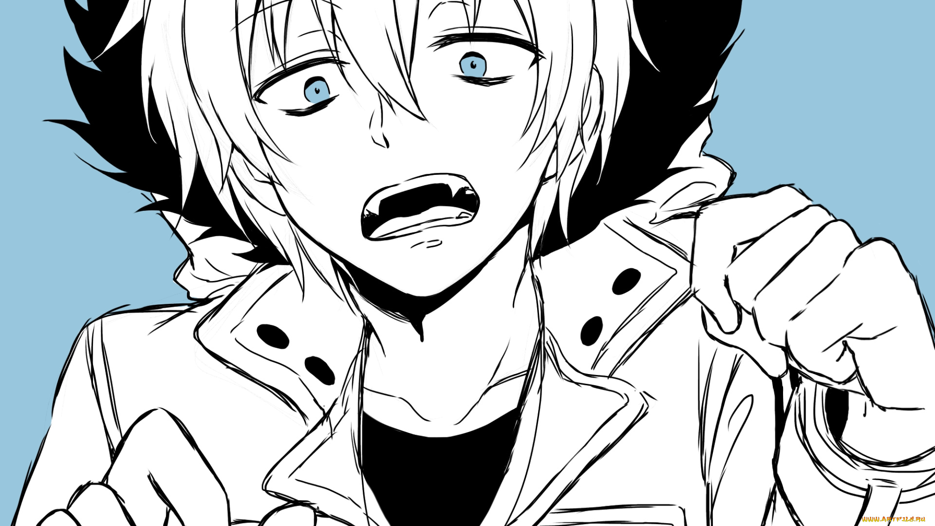 аниме, servamp, kuro