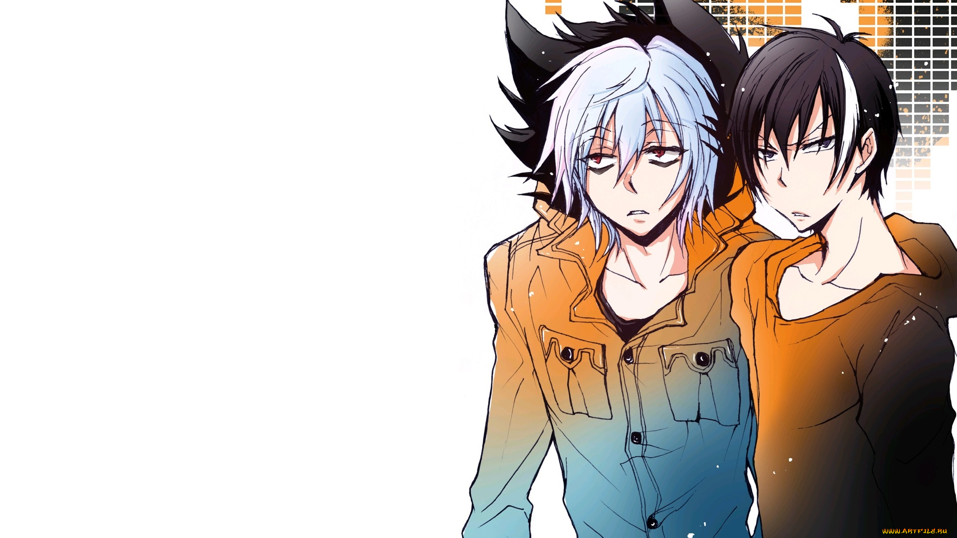 аниме, servamp, парни