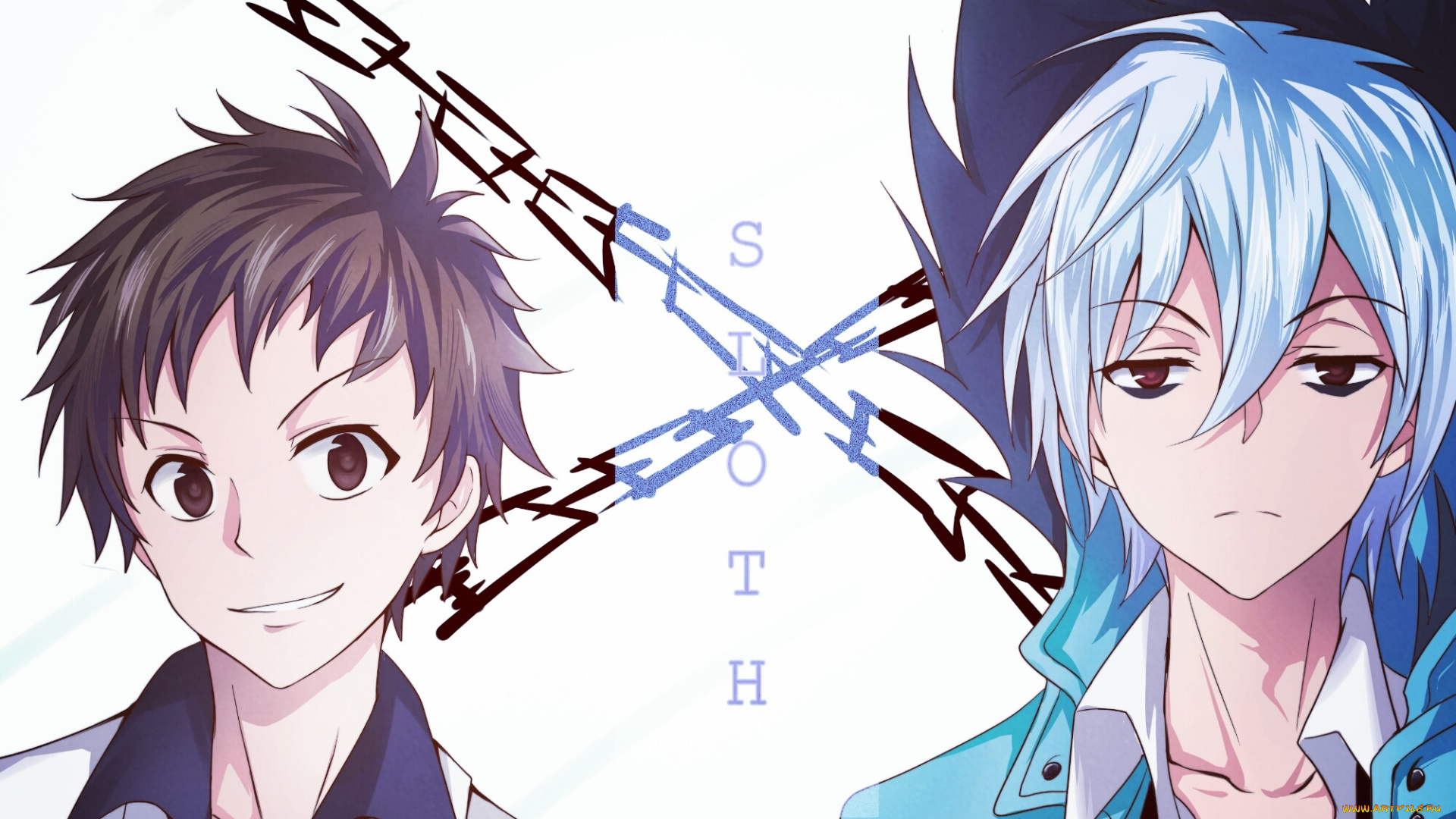 аниме, servamp, парни