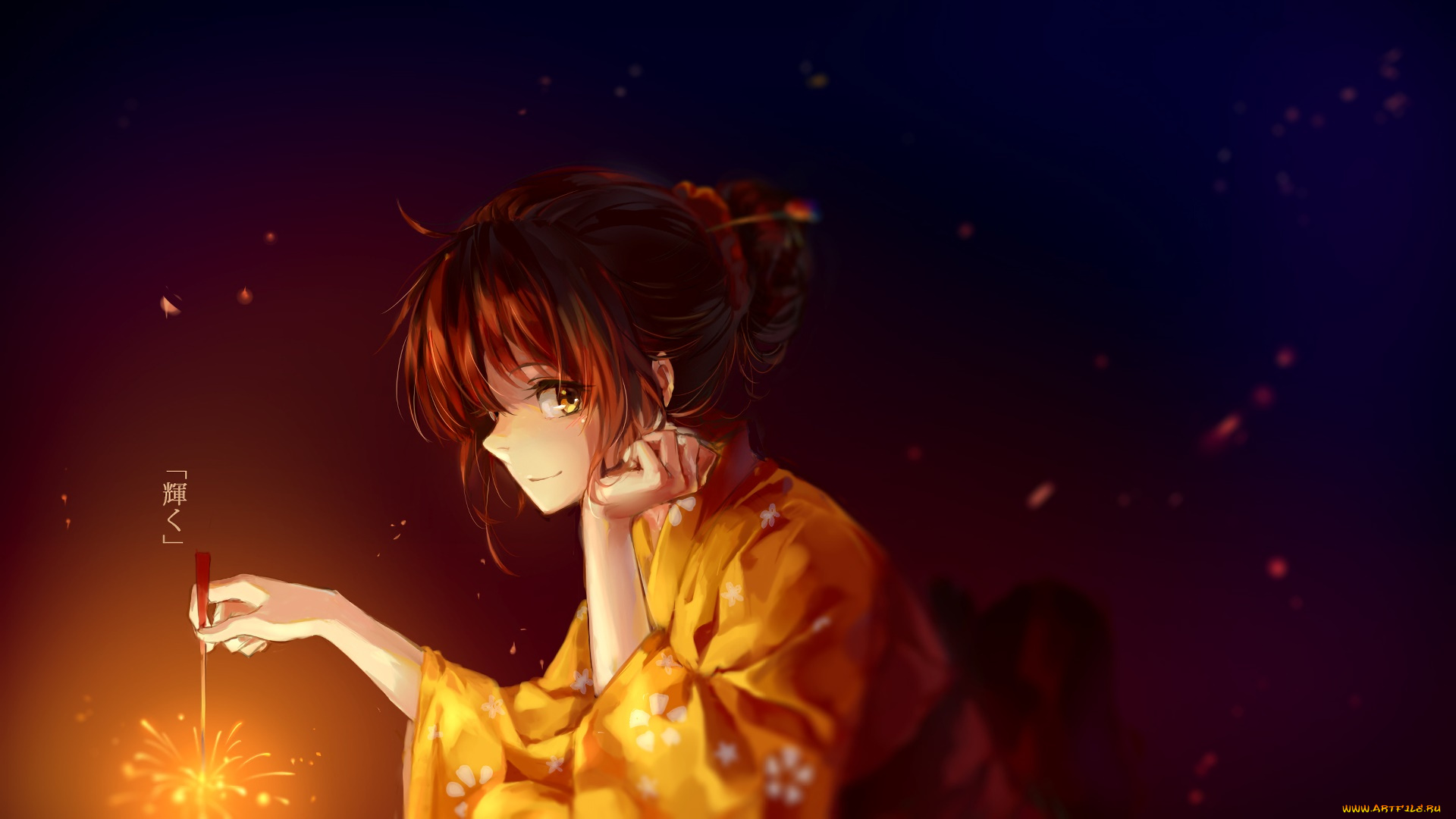 аниме, sound, horizon, фон, взгляд, девушка