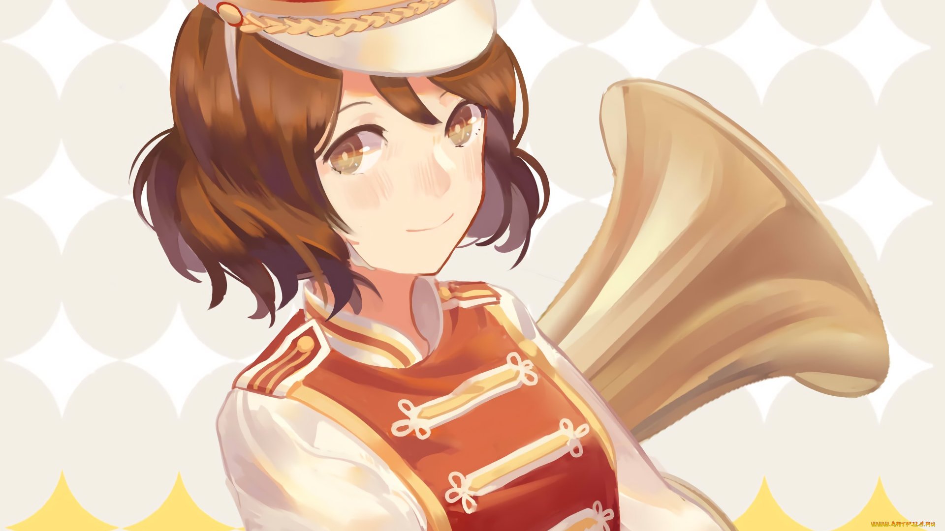 аниме, sound, horizon, фон, взгляд, девушка