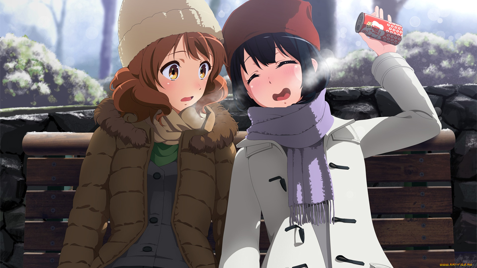 аниме, sound, horizon, фон, взгляд, девушки