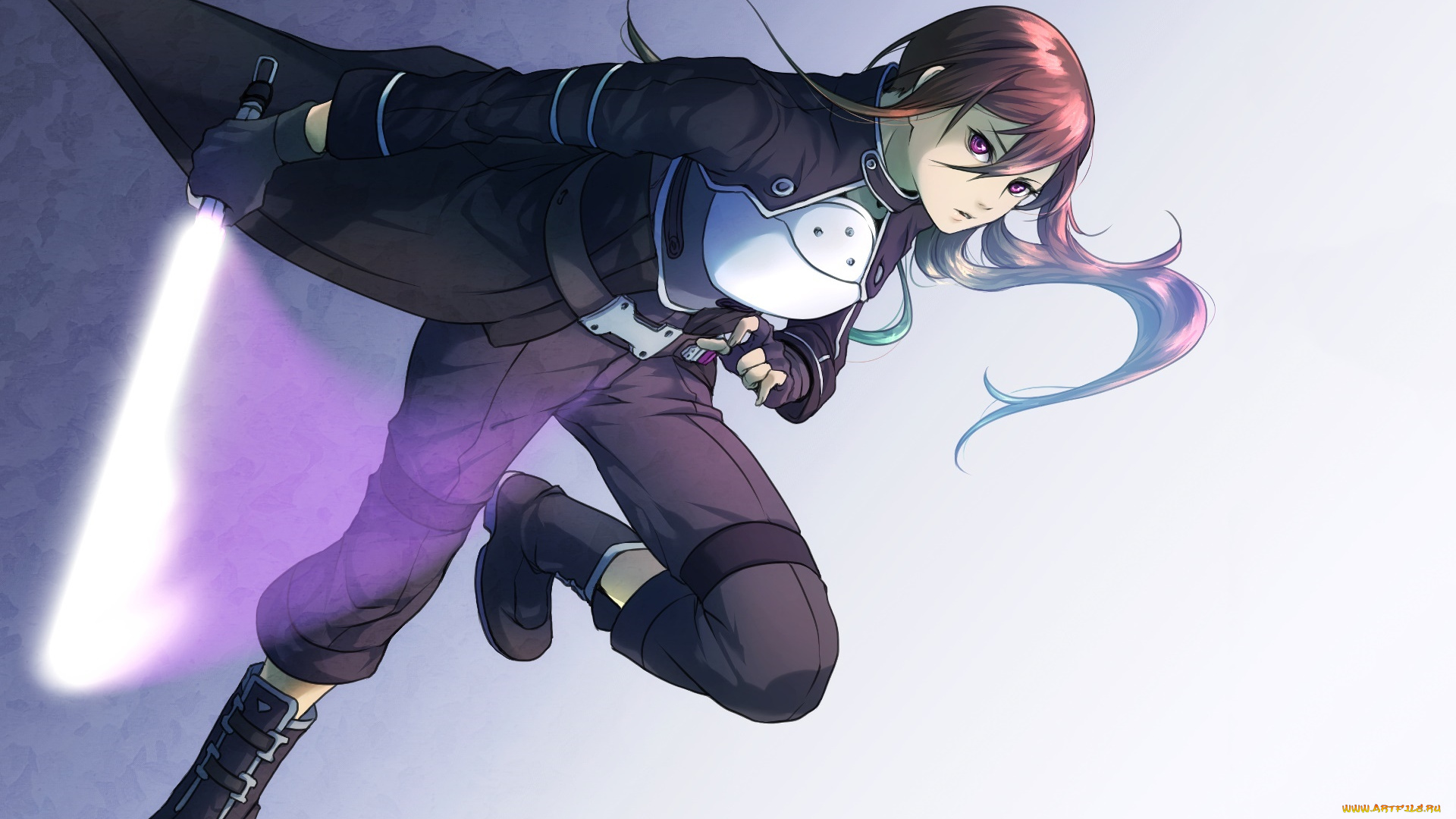 аниме, sword, art, online, девушка, фон, взгляд