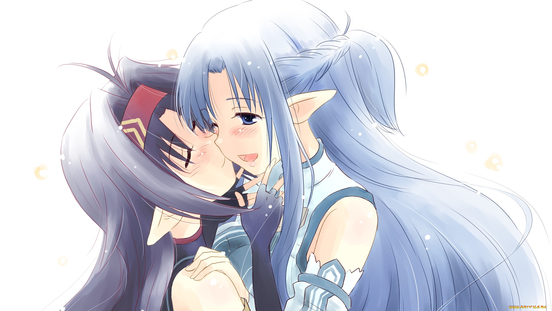 аниме, sword, art, online, взгляд, девушка, фон