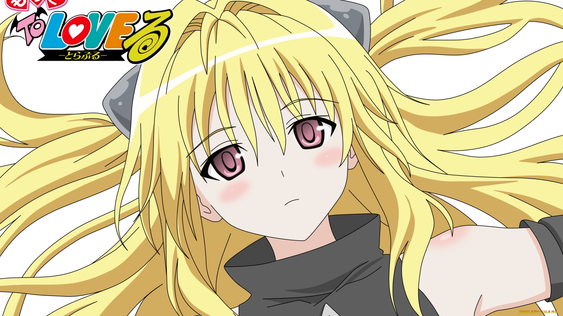 аниме, to, love, ru, фон, взгляд, девушка