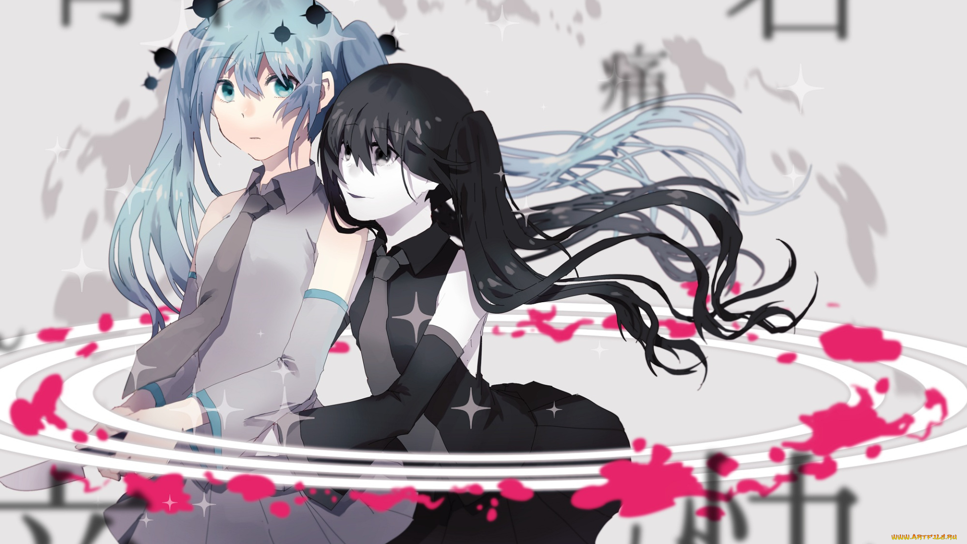 аниме, vocaloid, hatsune, miku