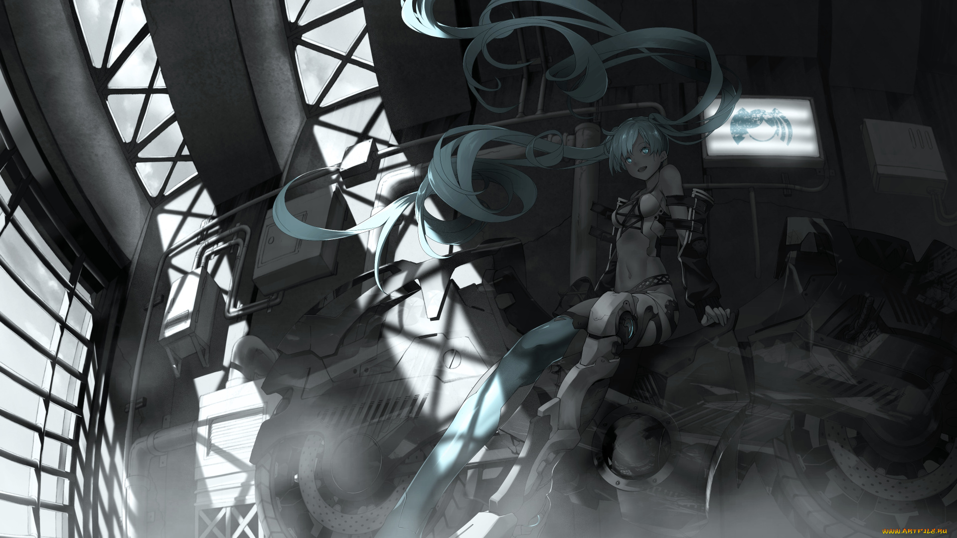 аниме, vocaloid, hatsune, miku