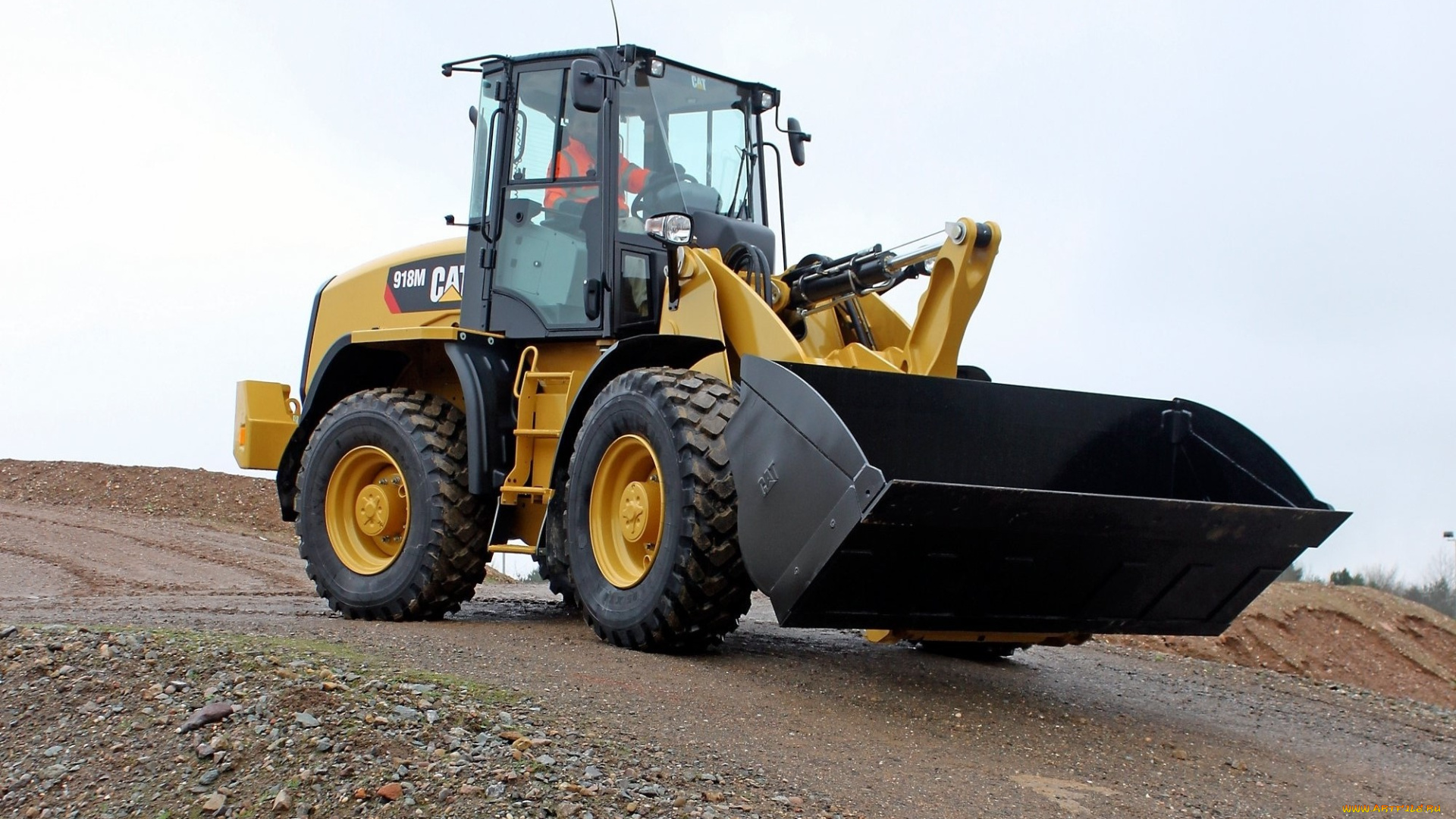 техника, фронтальные, погрузчики, caterpillar