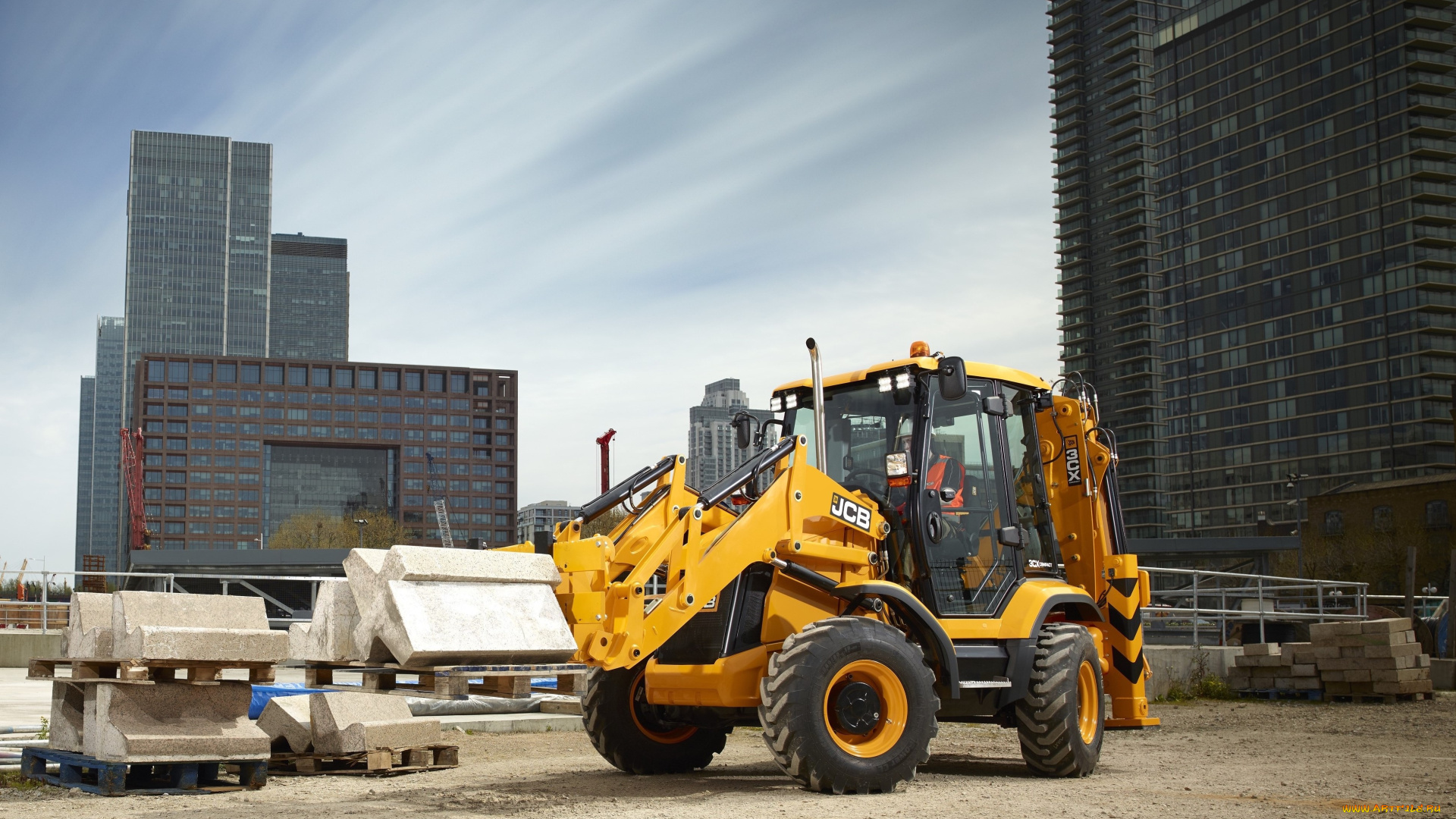 техника, фронтальные, погрузчики, jcb