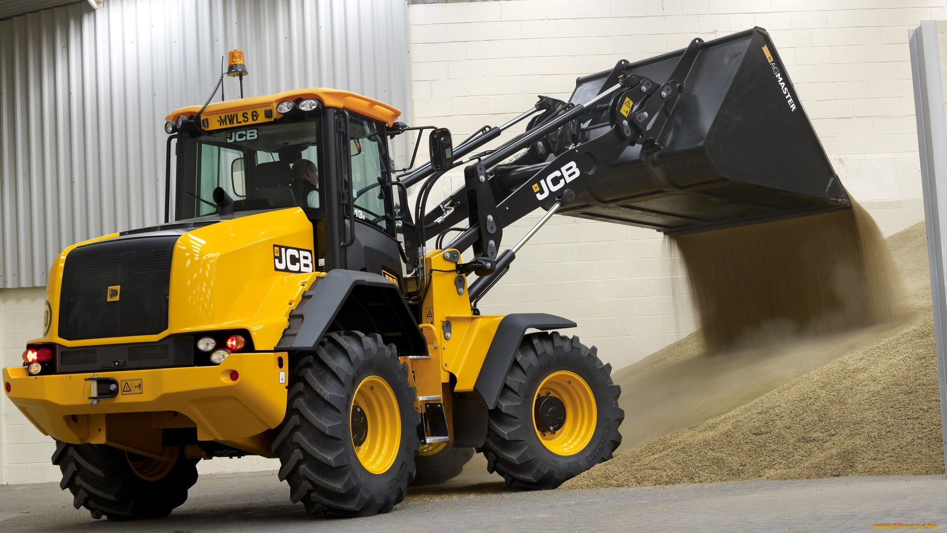 техника, фронтальные, погрузчики, jcb