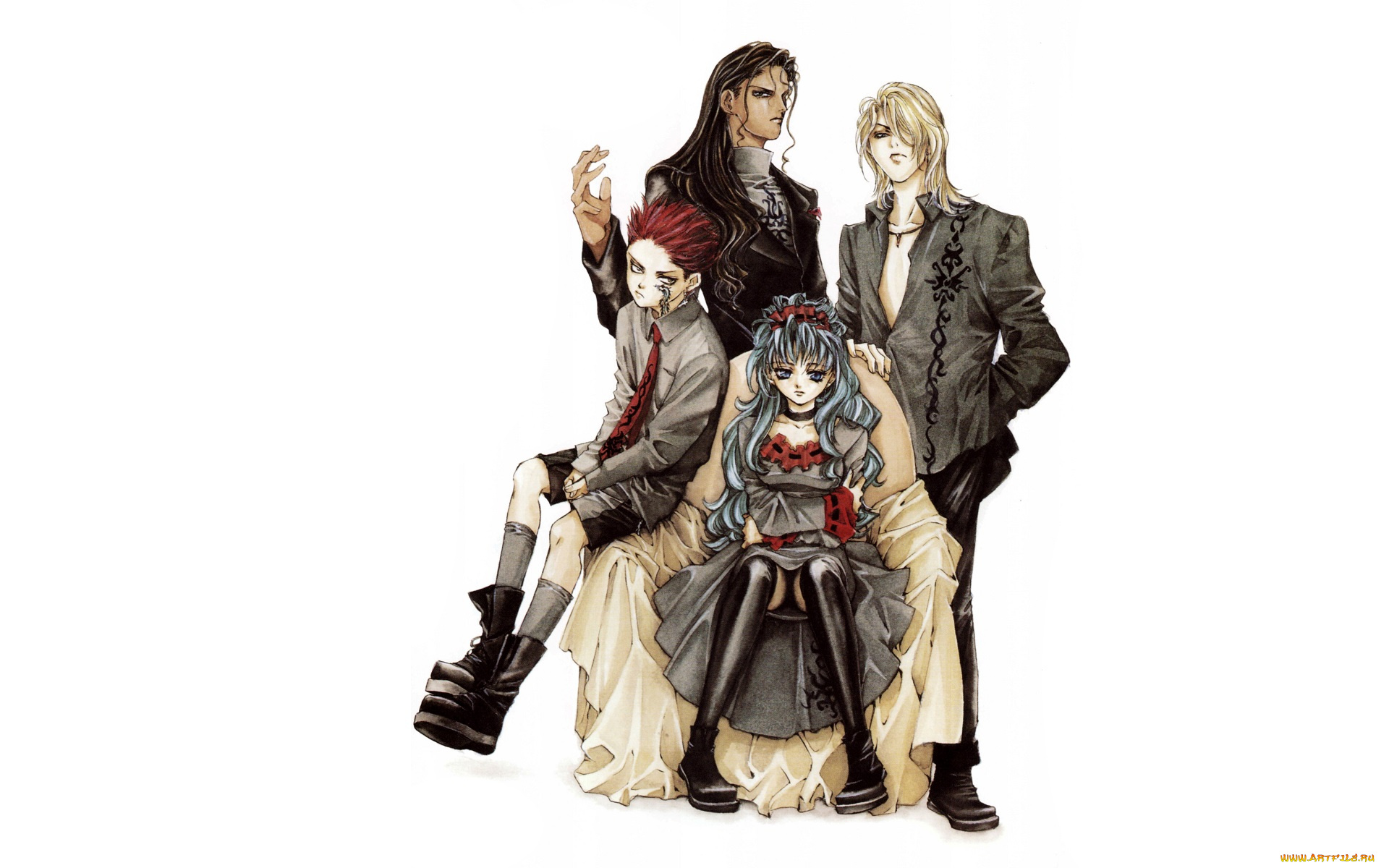 аниме, angel, sanctuary, персонажи