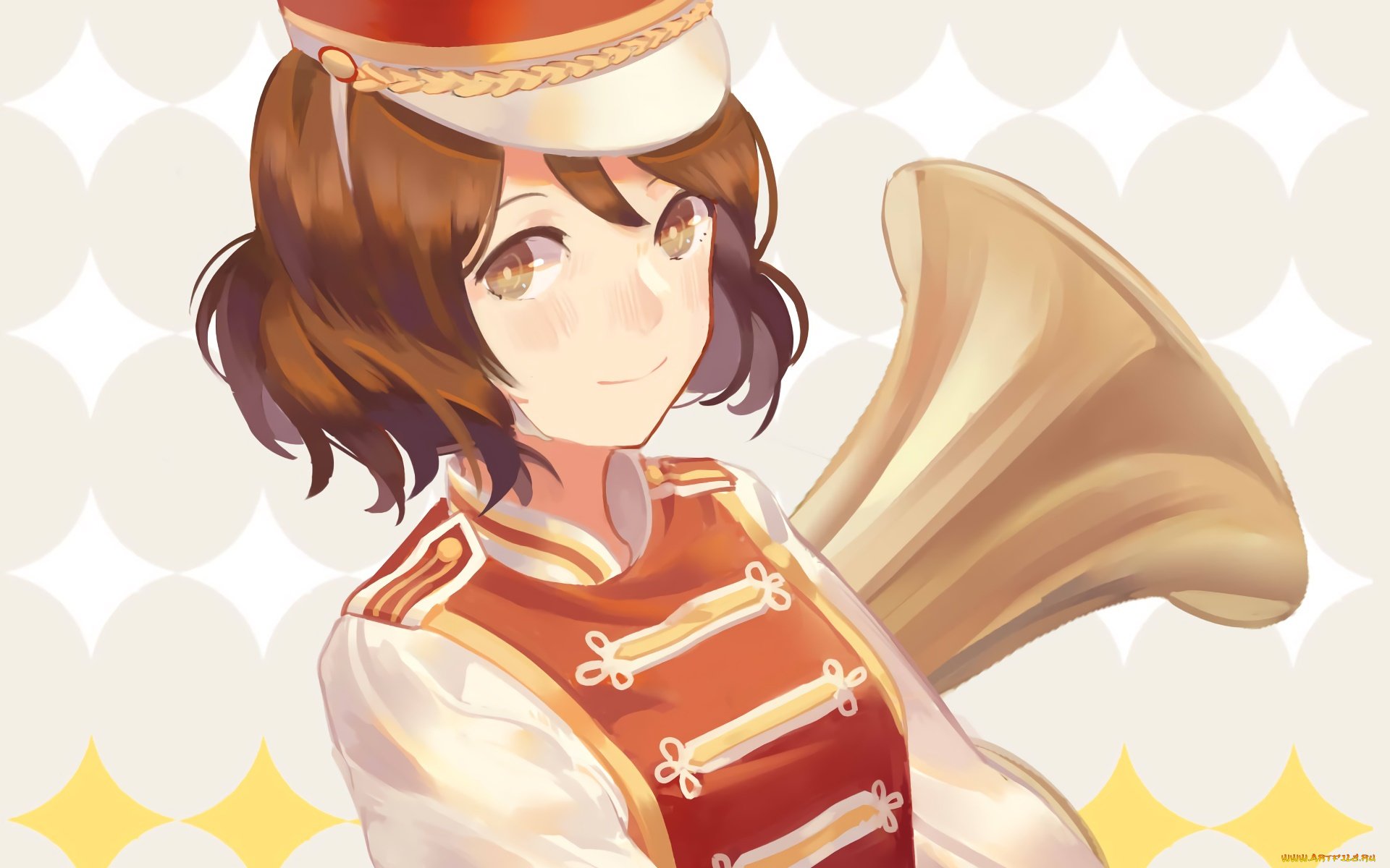 аниме, sound, horizon, фон, взгляд, девушка