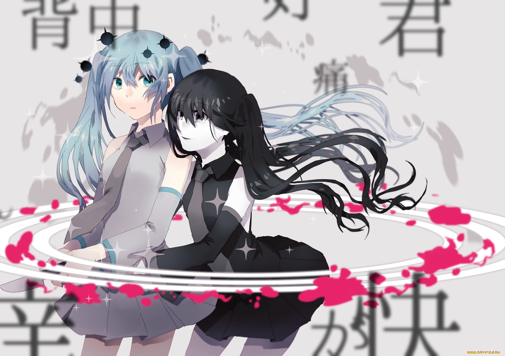 аниме, vocaloid, hatsune, miku