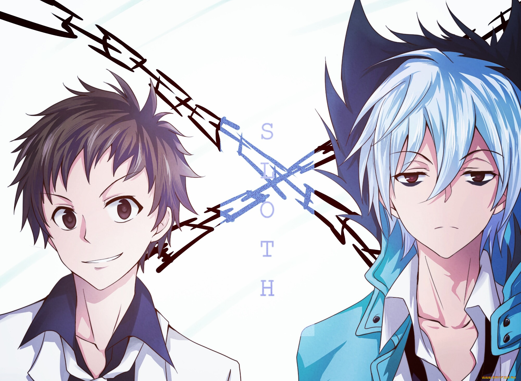 аниме, servamp, парни