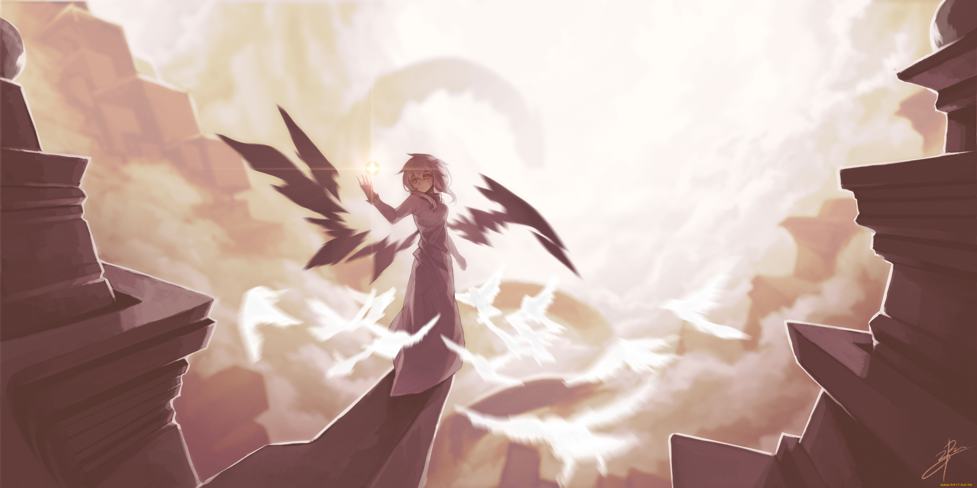 аниме, ангелы, , демоны, ангел