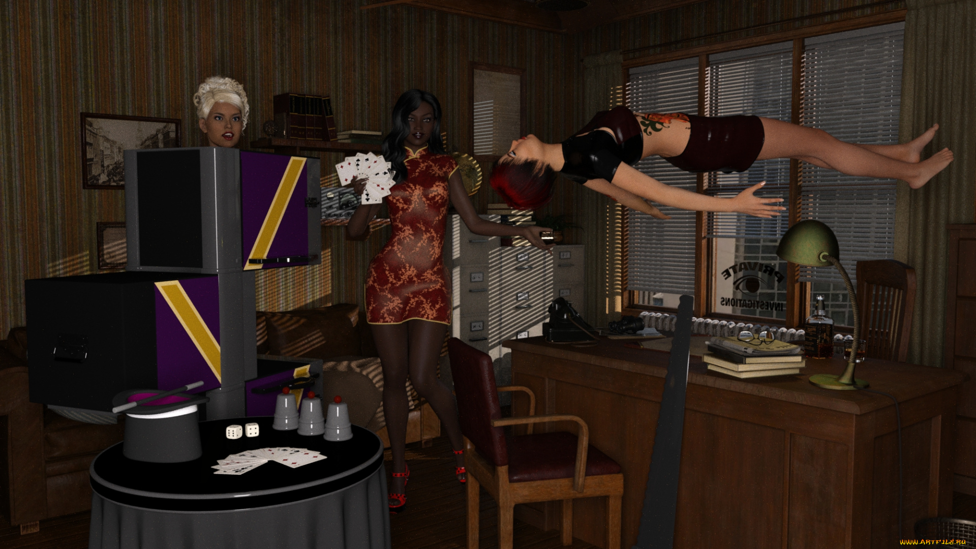 3д, графика, люди, , people, фон, взгляд, девушки