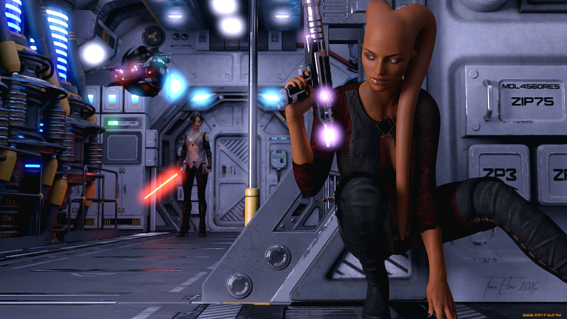 3д, графика, существа, , creatures, девушка, фон, взгляд