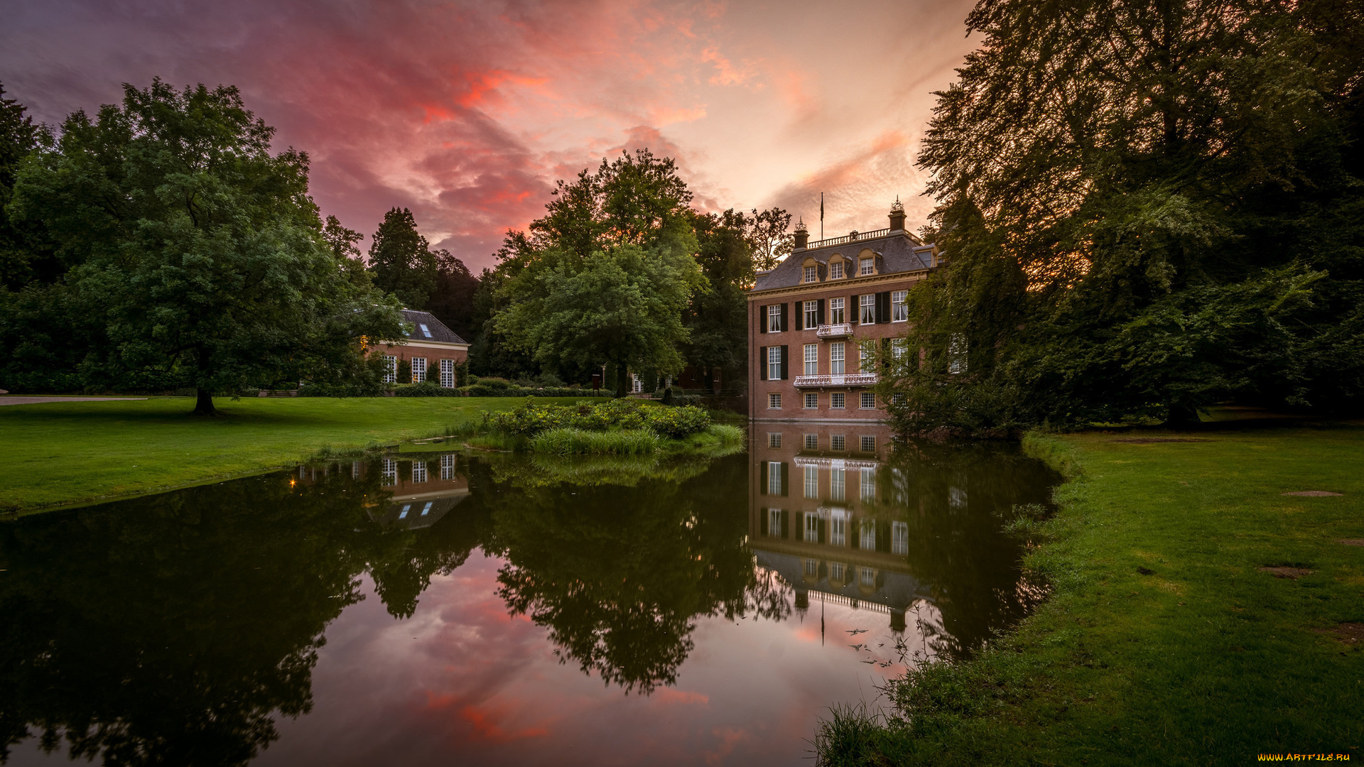castle, zypendaal, города, замки, нидерландов, castle, zypendaal
