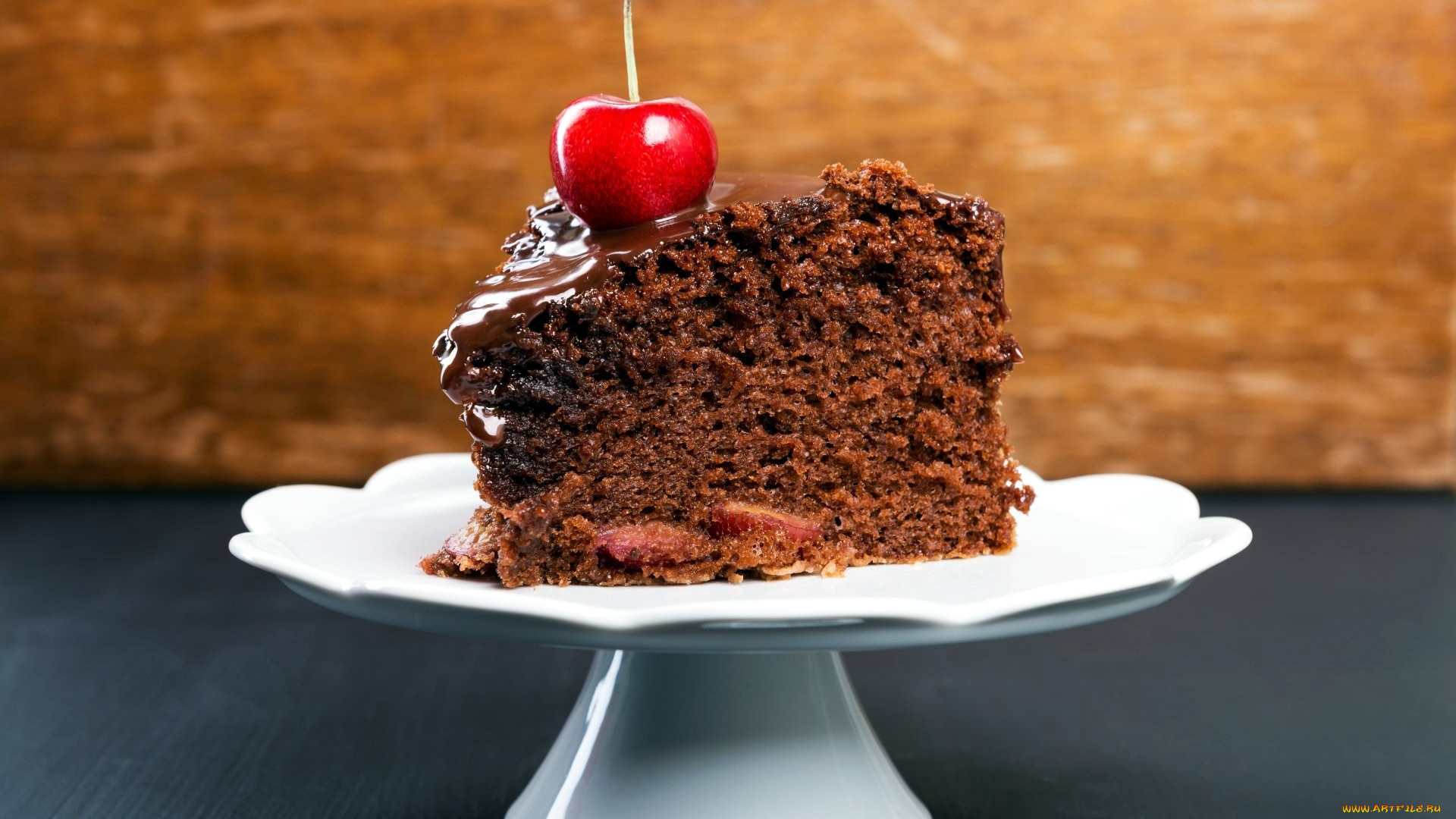 еда, торты, вишенка