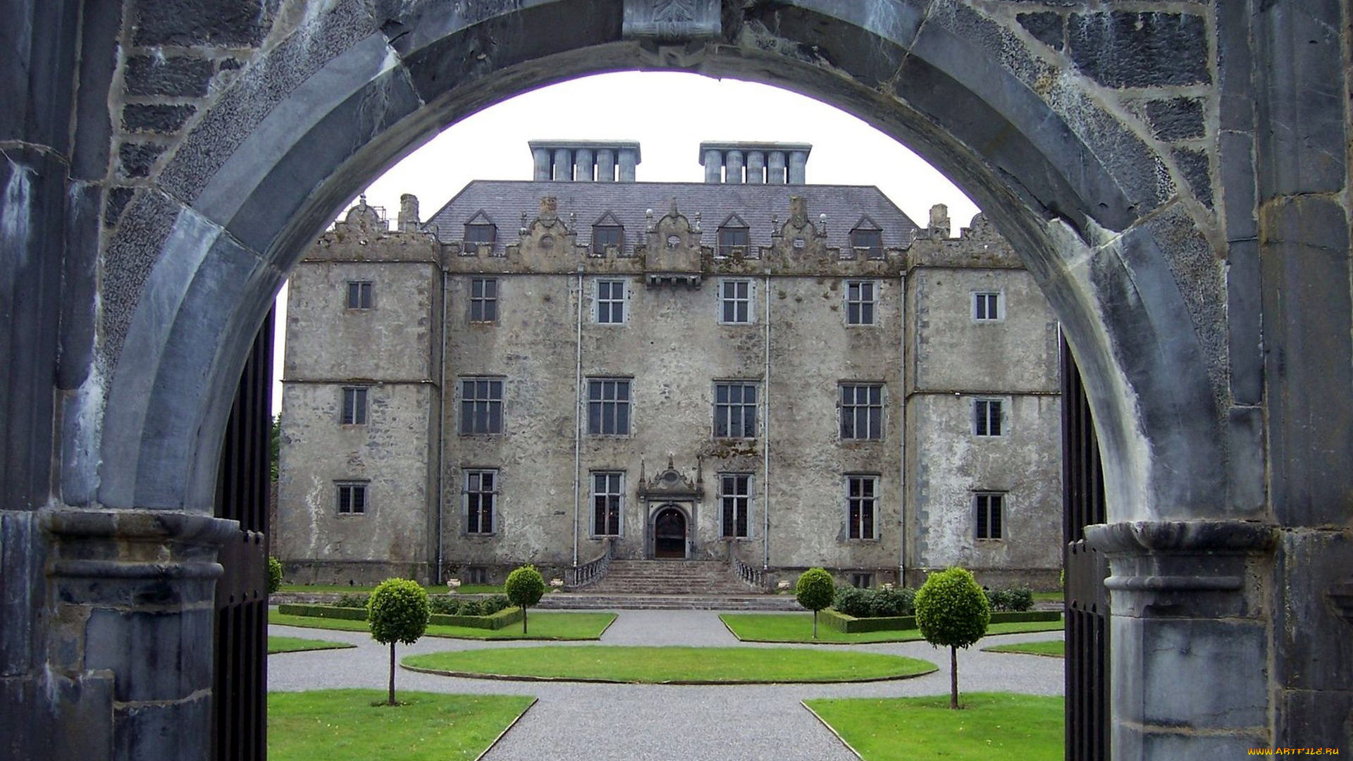 portumna, castle, ireland, города, замки, ирландии, portumna, castle