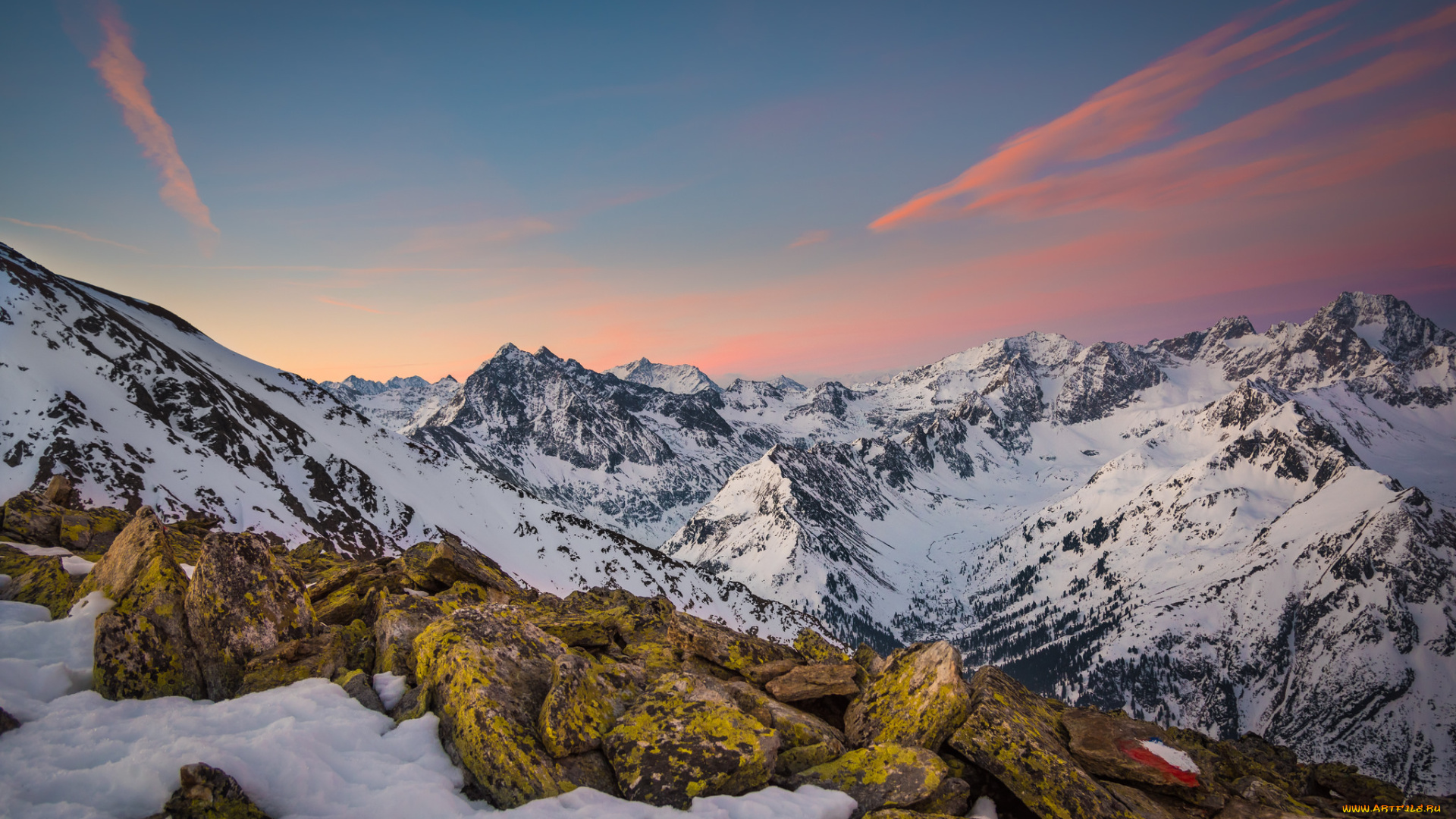 природа, горы, простор