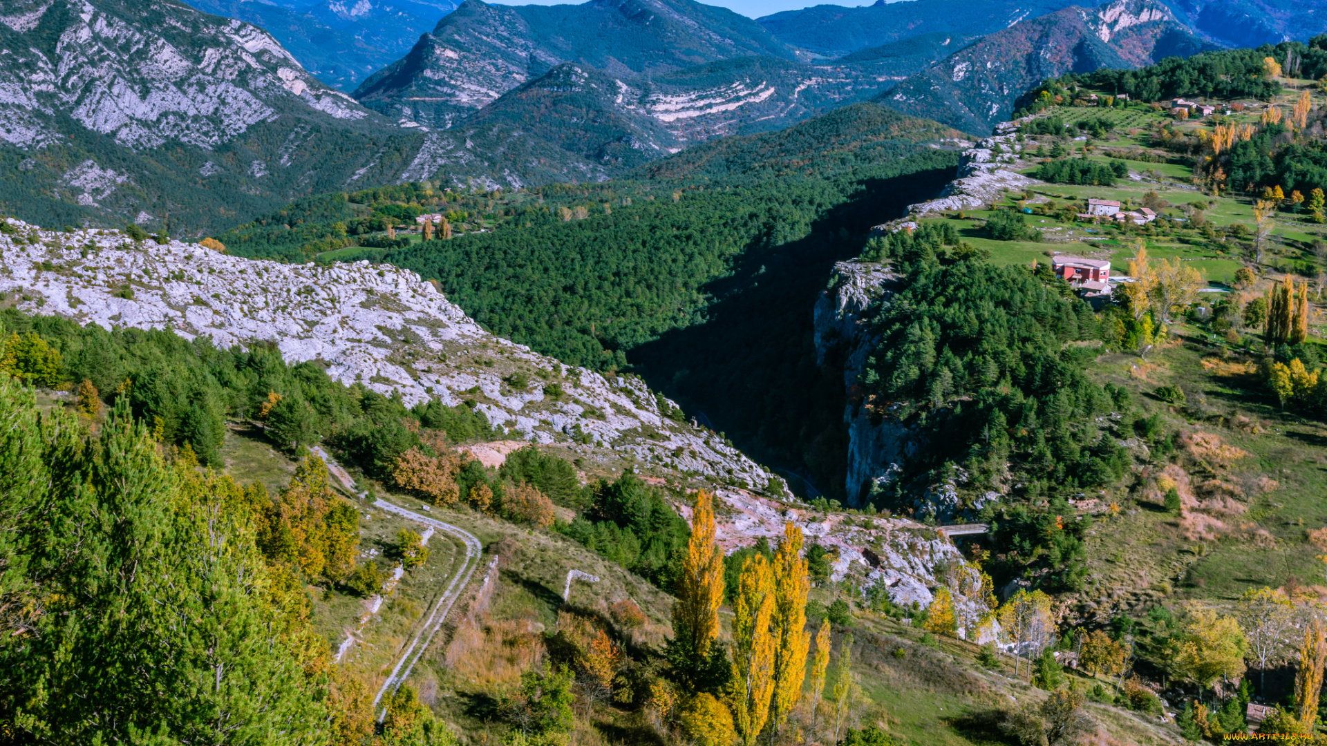 природа, горы, простор