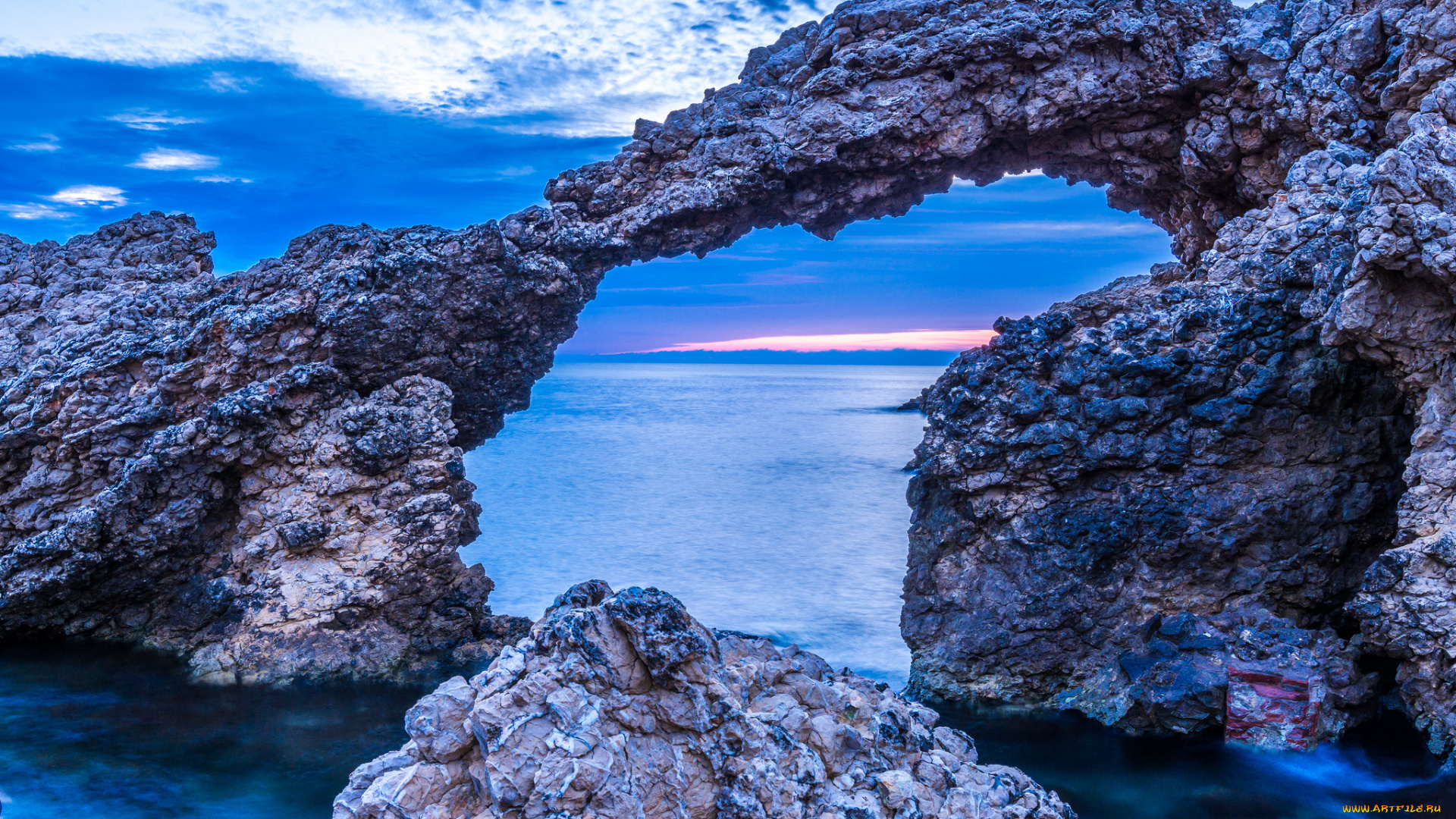 природа, побережье, простор