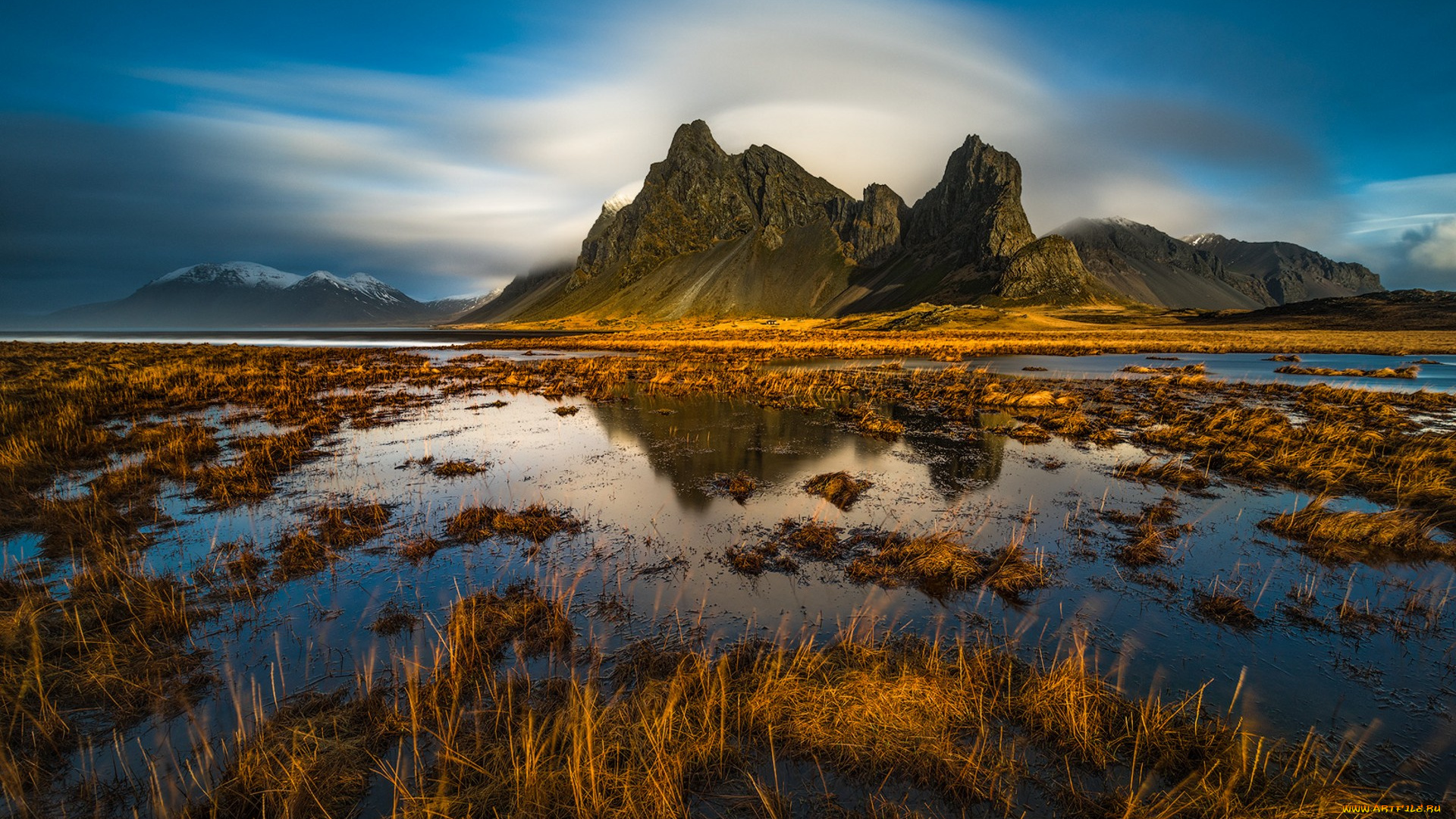 природа, побережье, простор