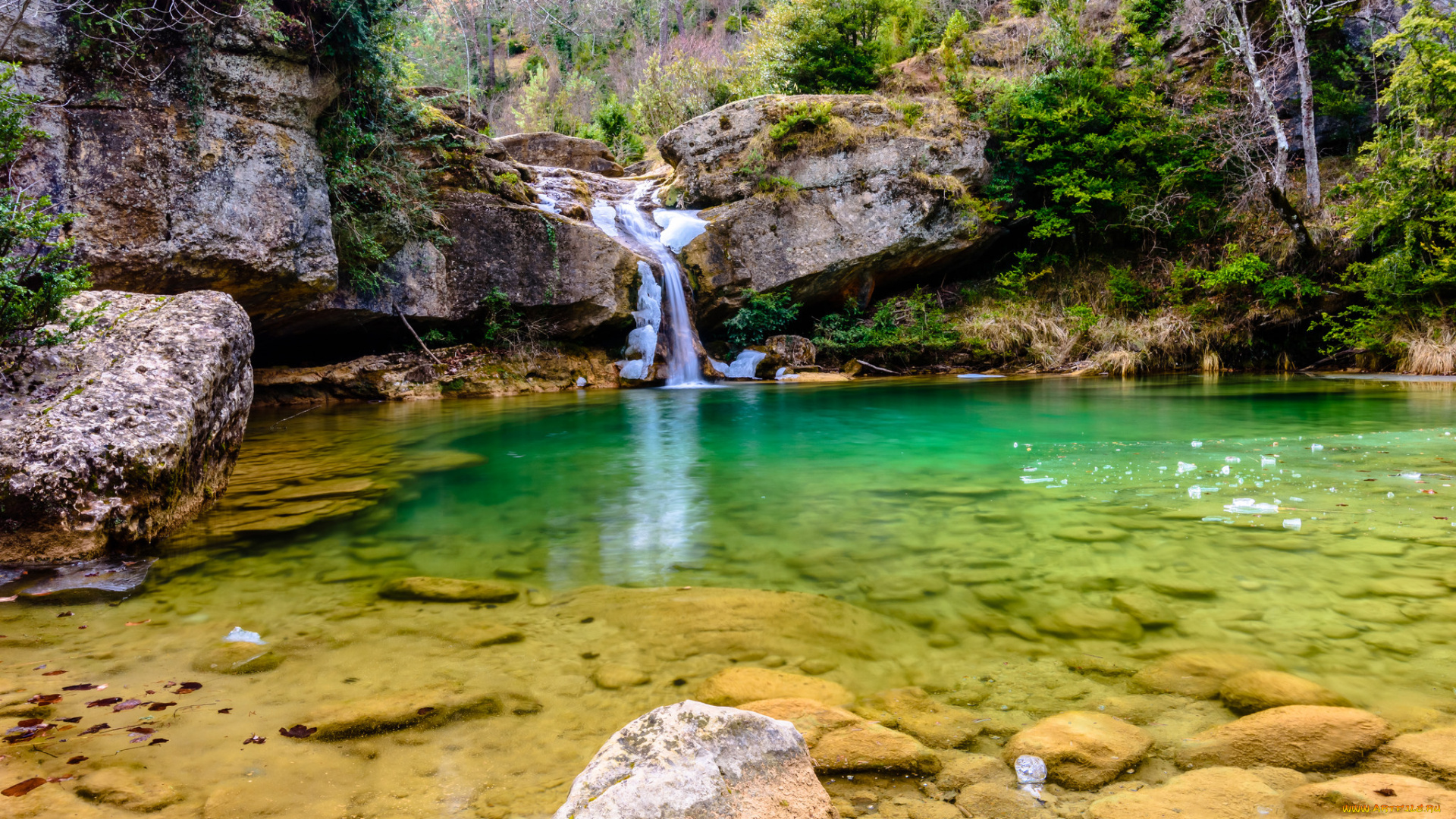 природа, водопады, простор