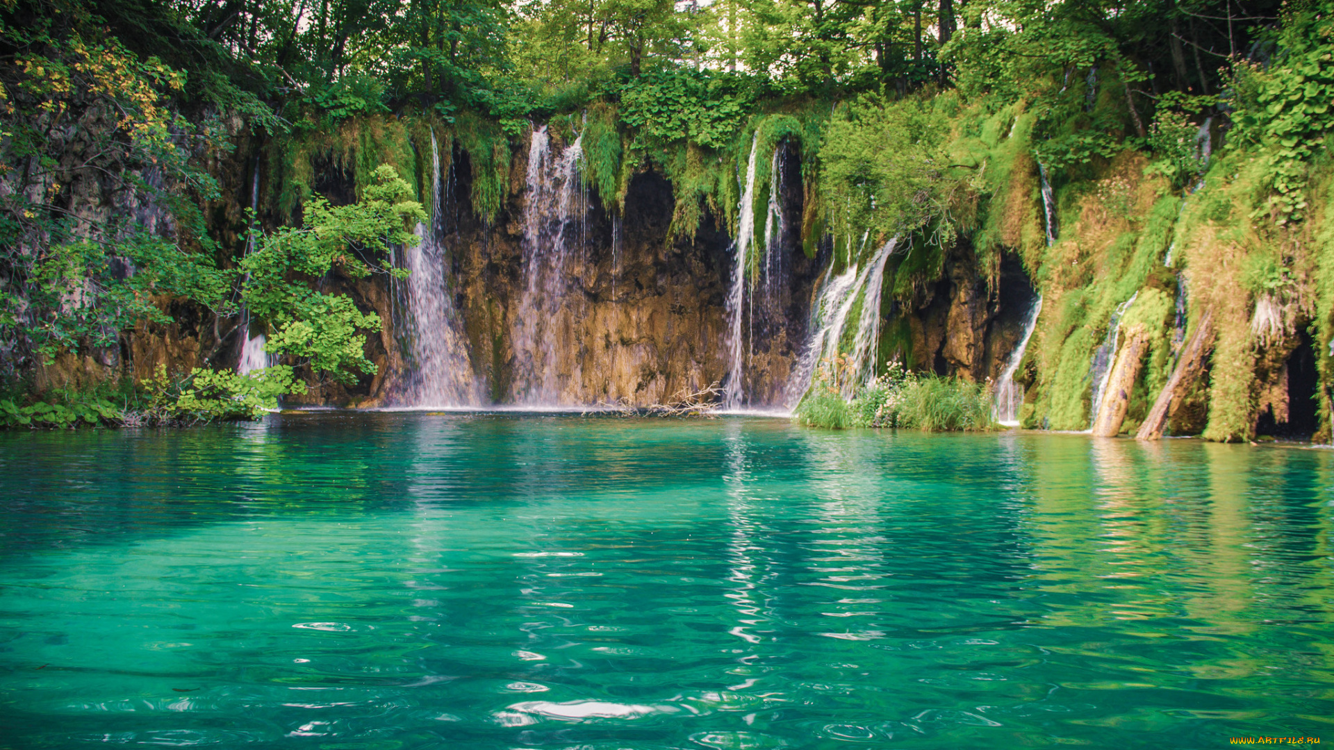 природа, водопады, простор