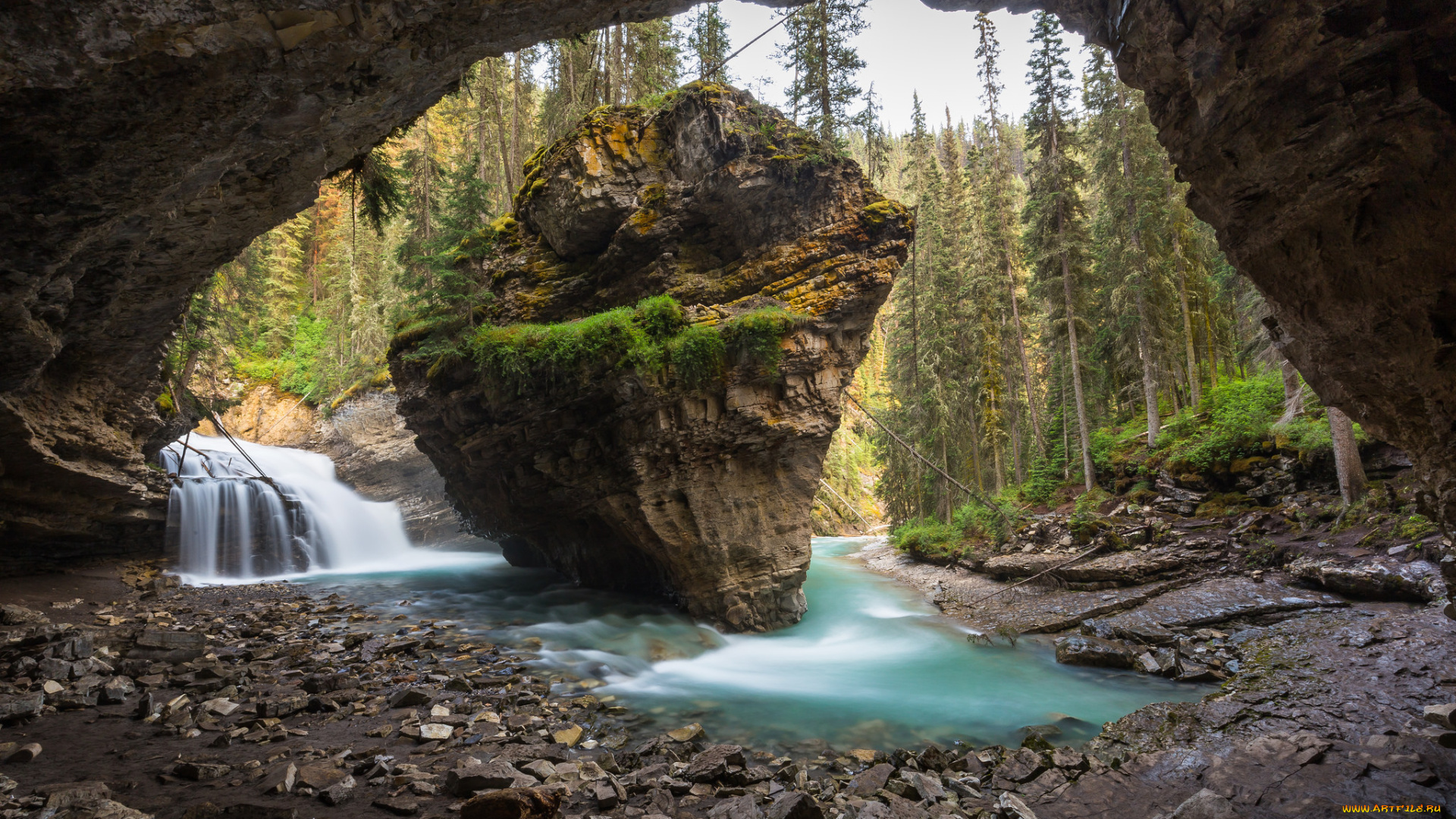 природа, водопады, простор