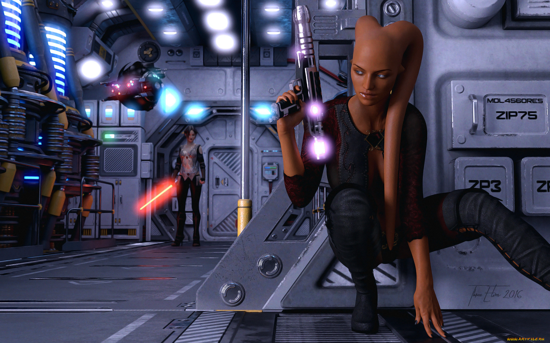 3д, графика, существа, , creatures, девушка, фон, взгляд