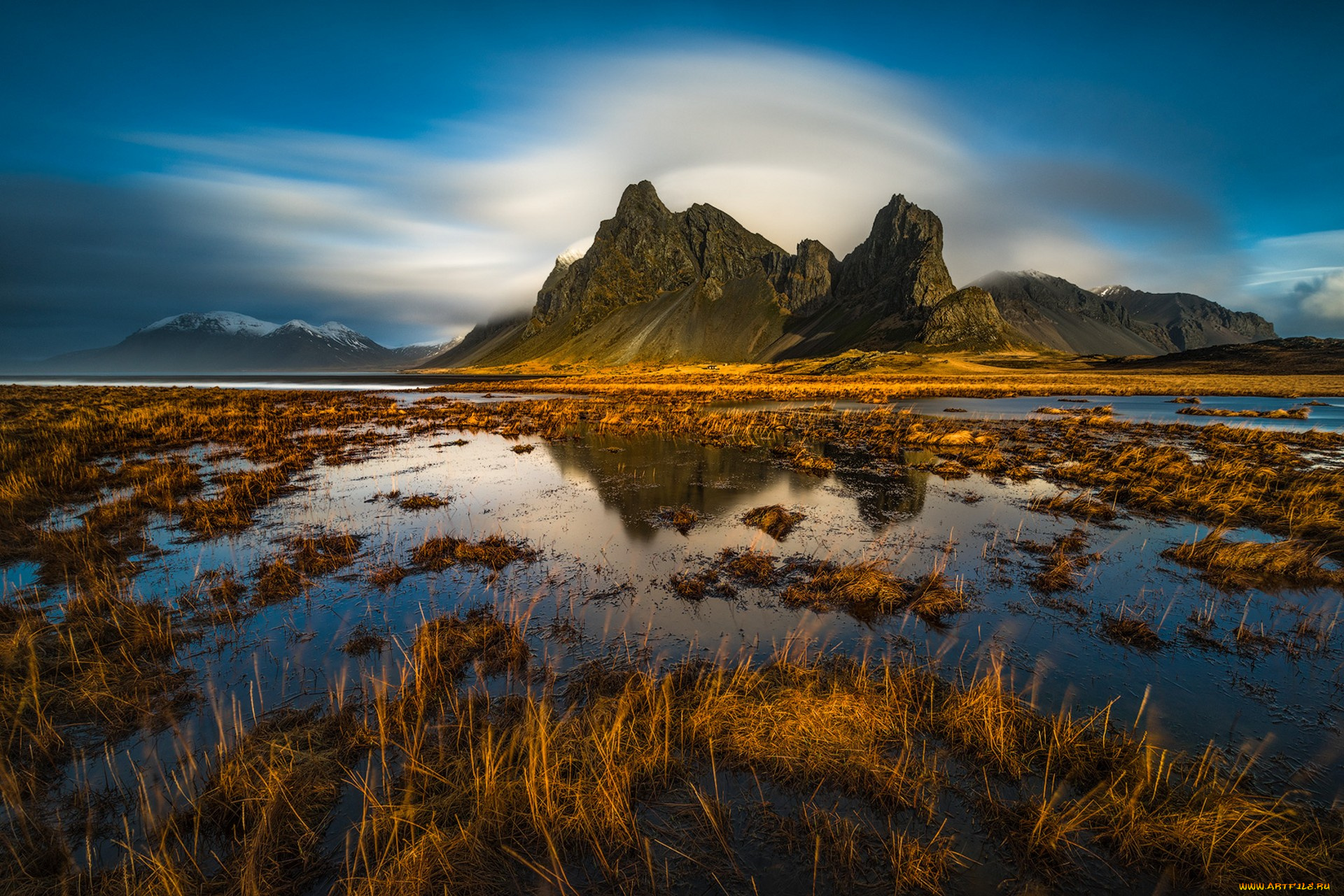 природа, побережье, простор