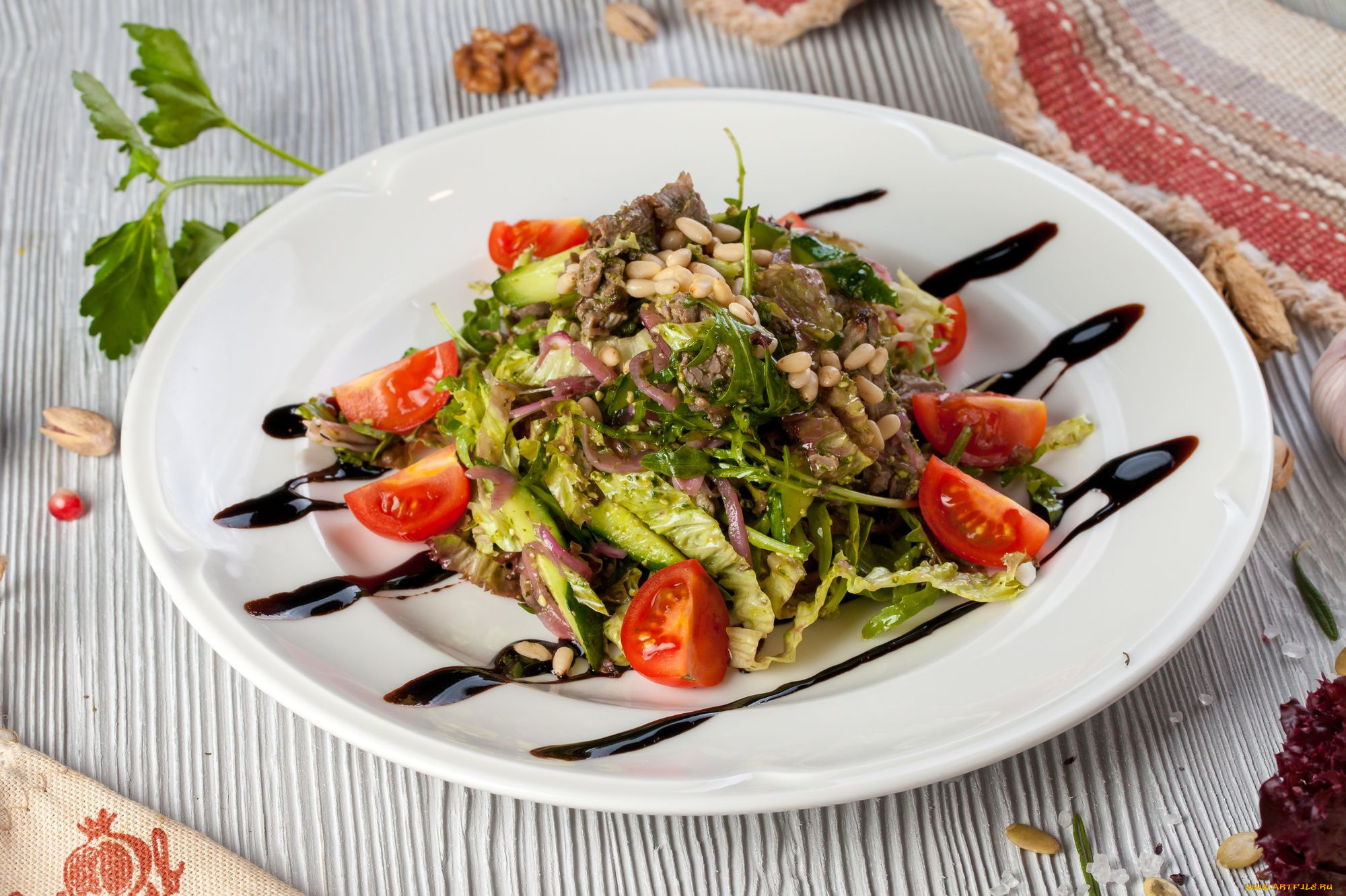 еда, салаты, , закуски, соус, салат, овощи, помидор