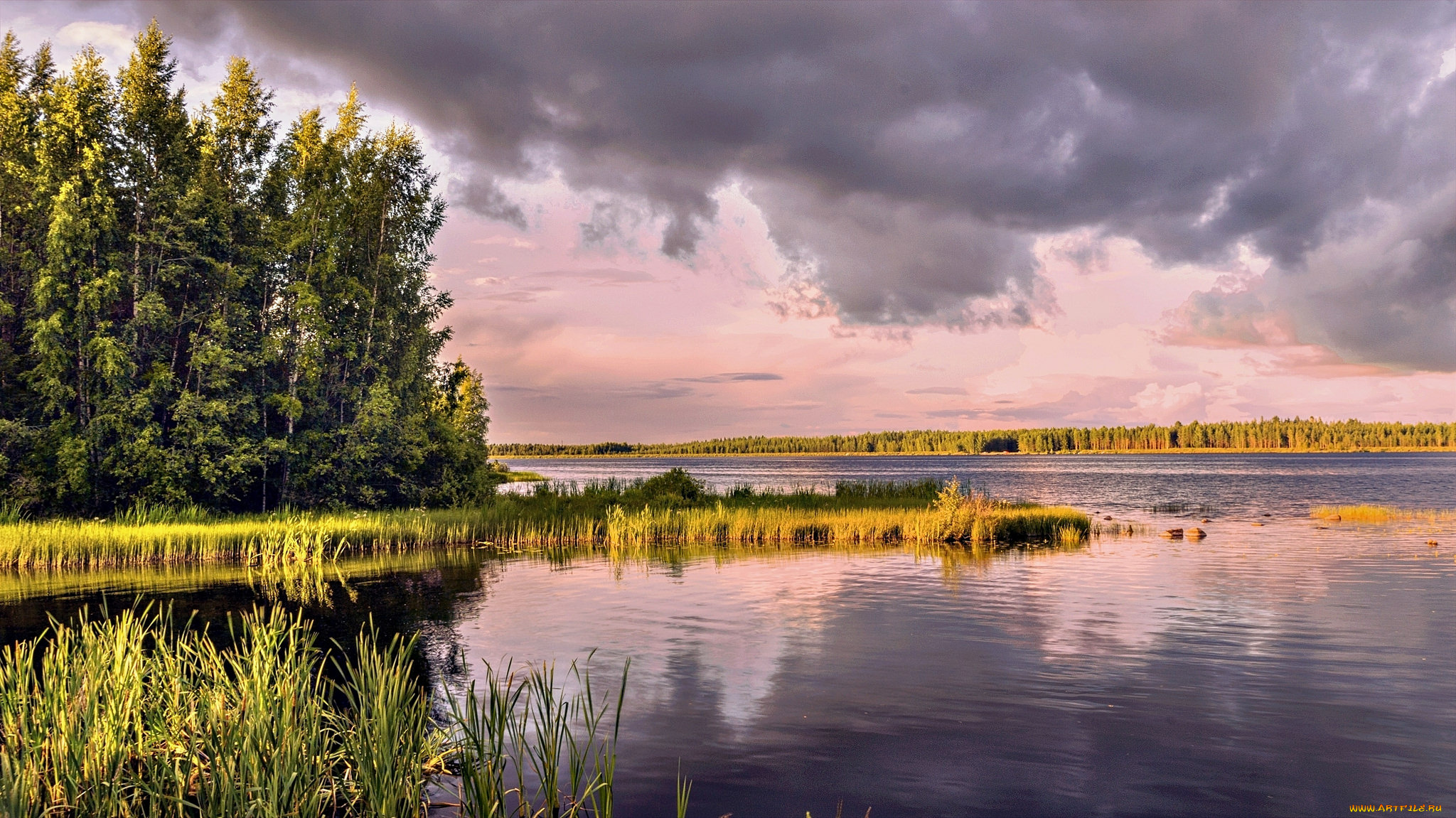 природа, реки, озера, простор