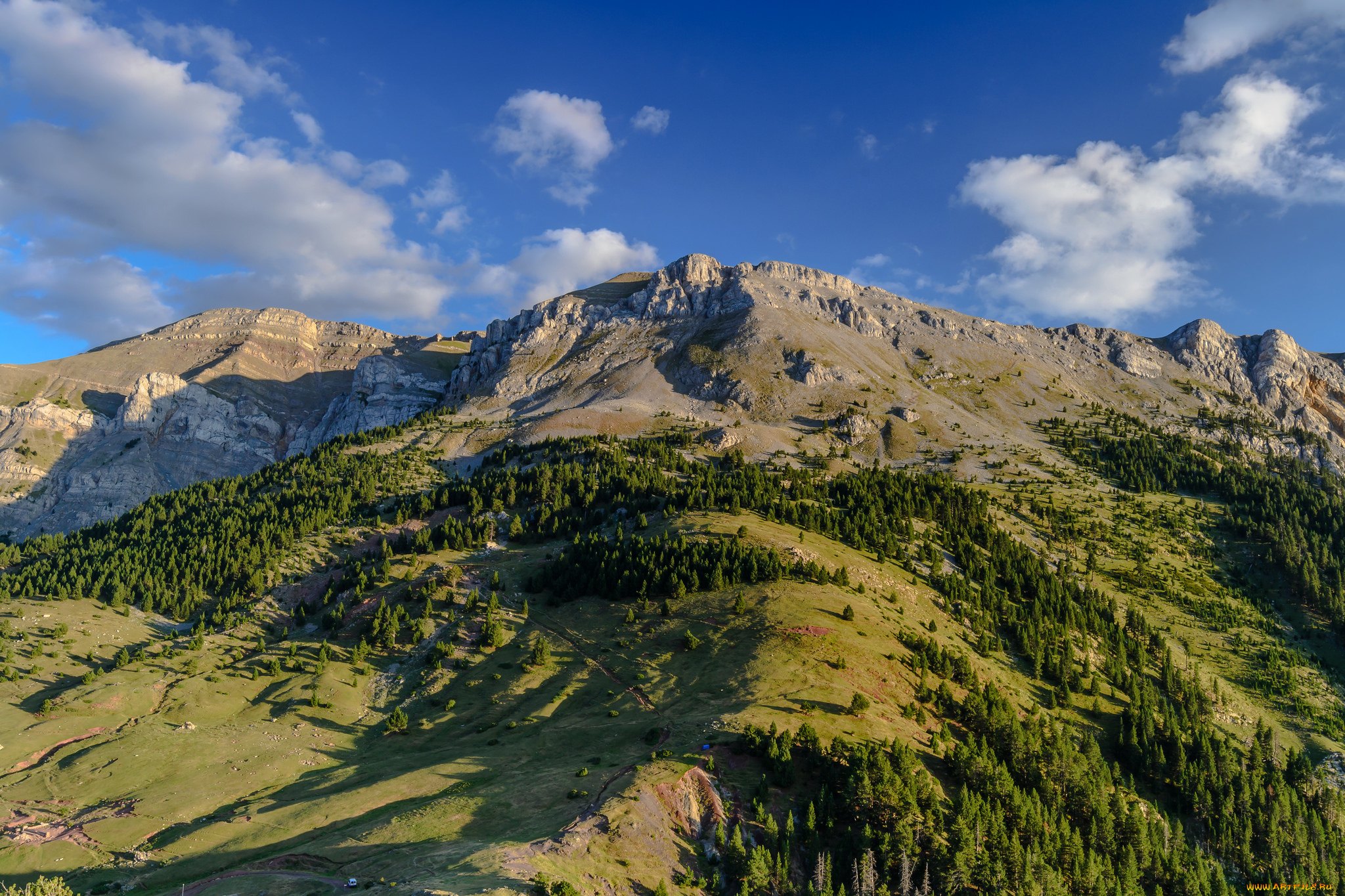 природа, горы, простор