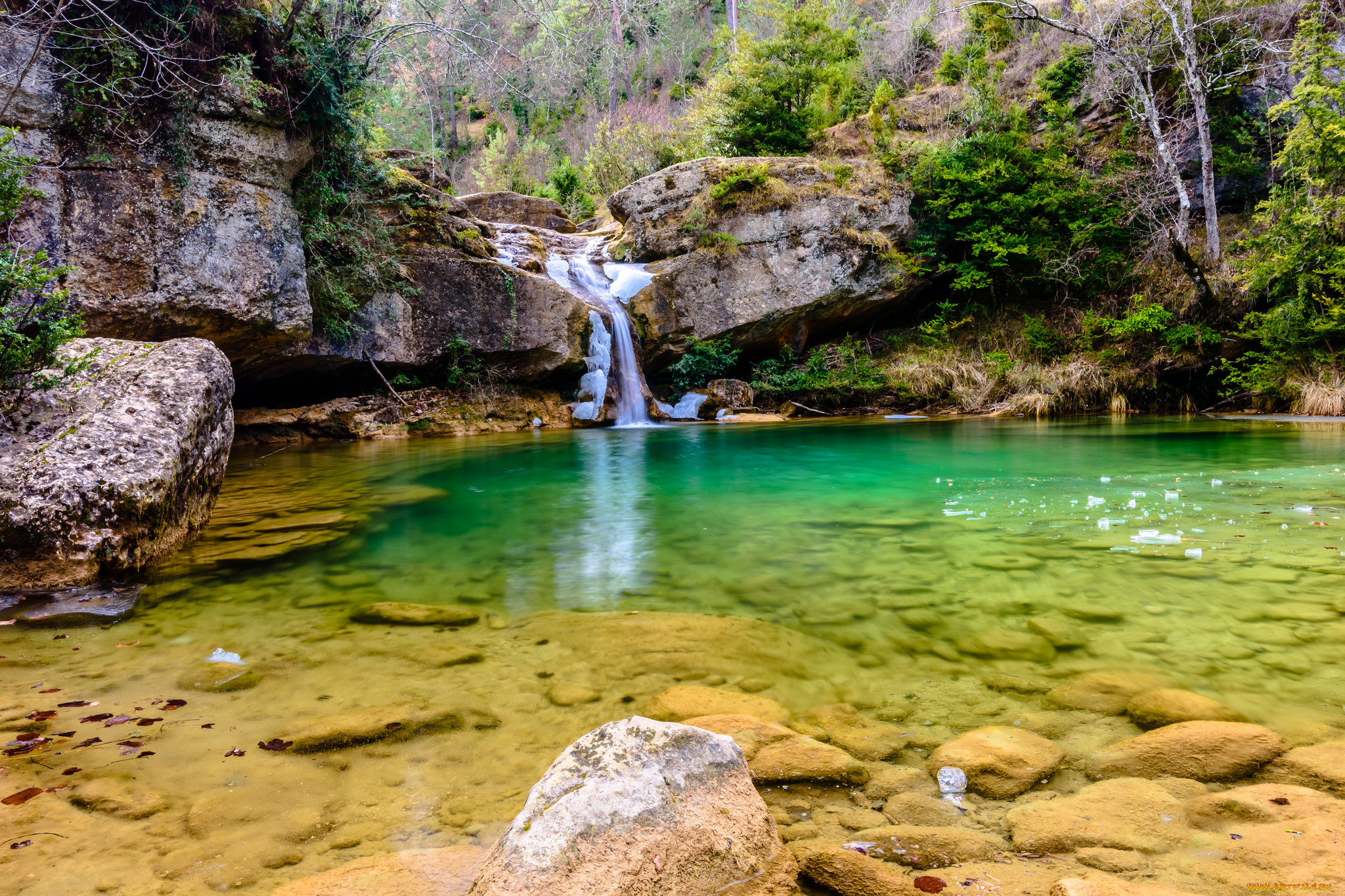 природа, водопады, простор