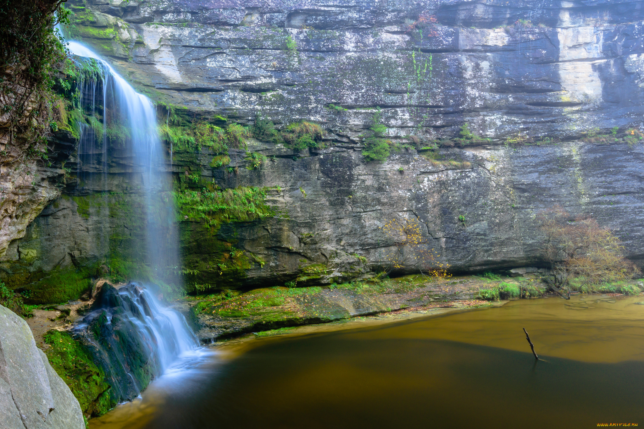 природа, водопады, простор