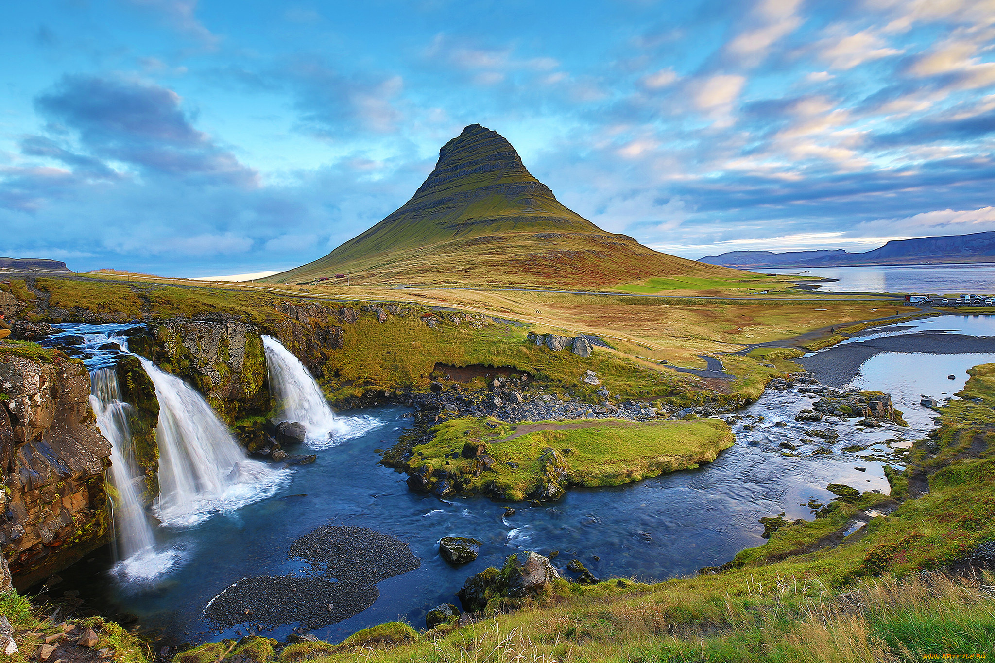 природа, водопады, простор