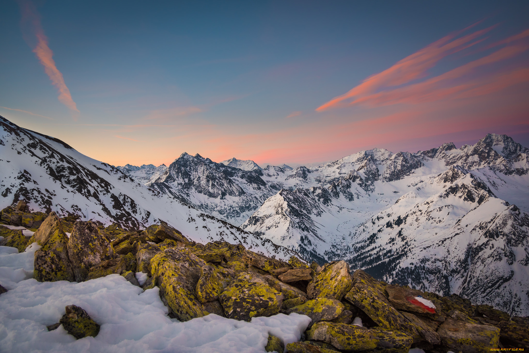 природа, горы, простор