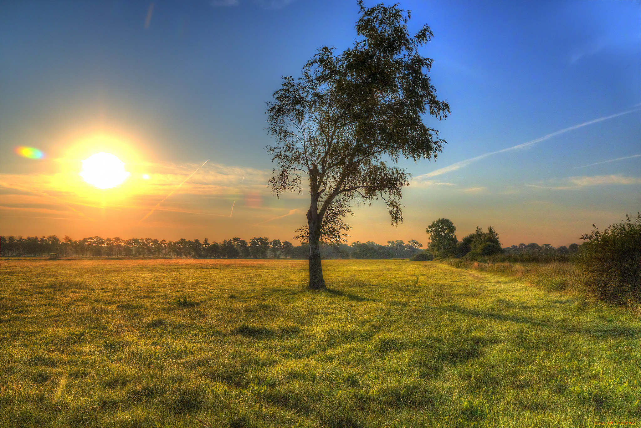 природа, восходы, закаты, простор