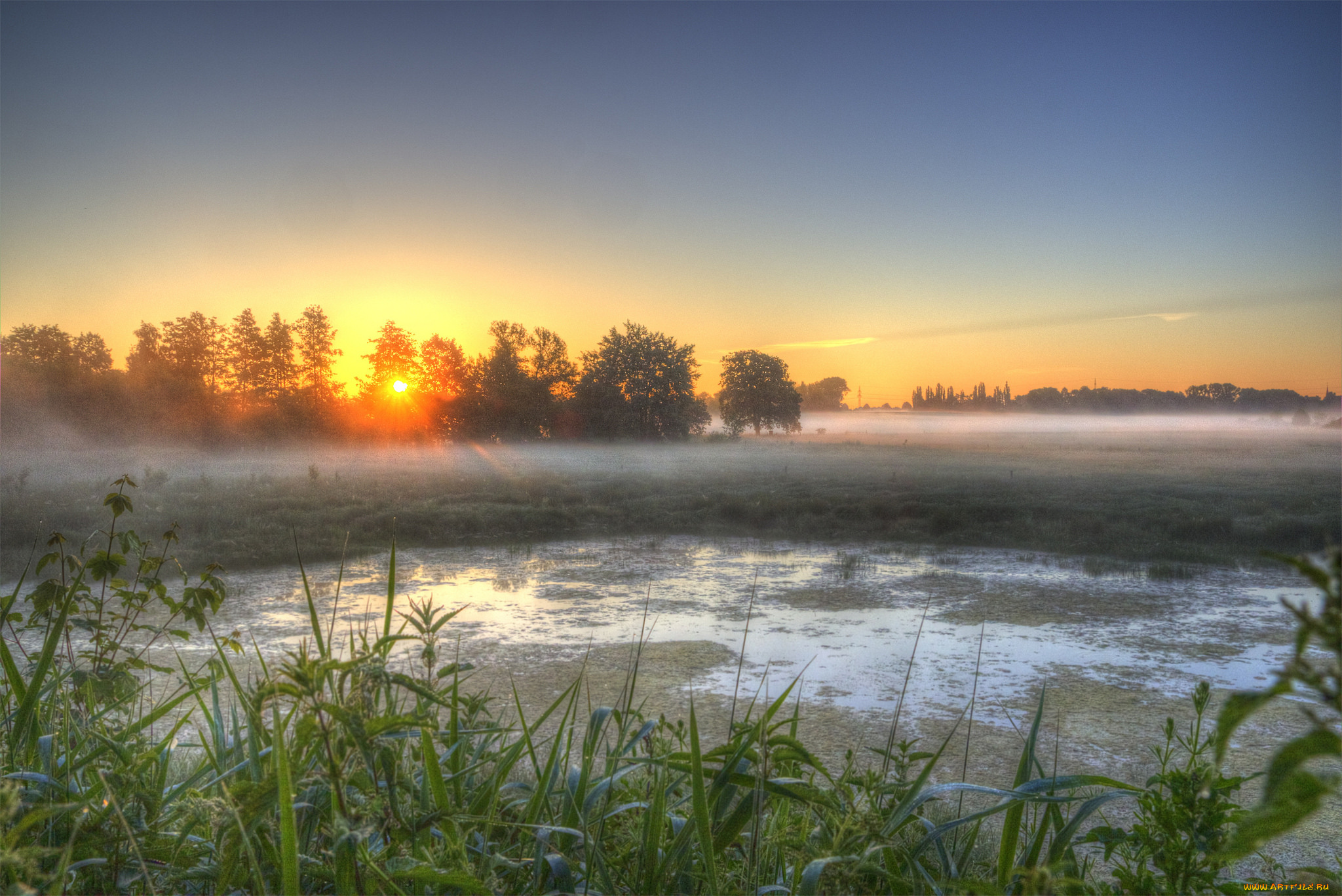 природа, восходы, закаты, простор