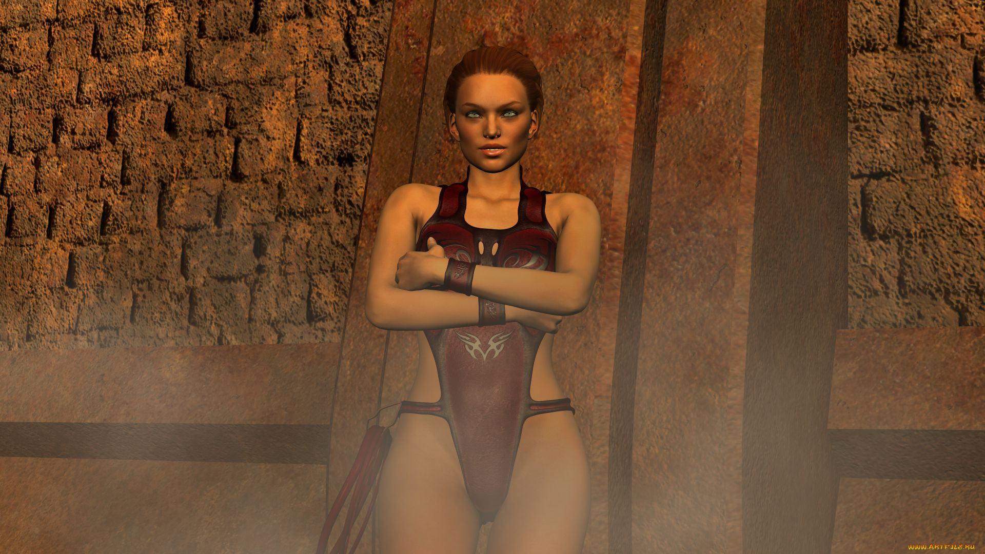 3д, графика, фантазия, , fantasy, взгляд, фон, девушки