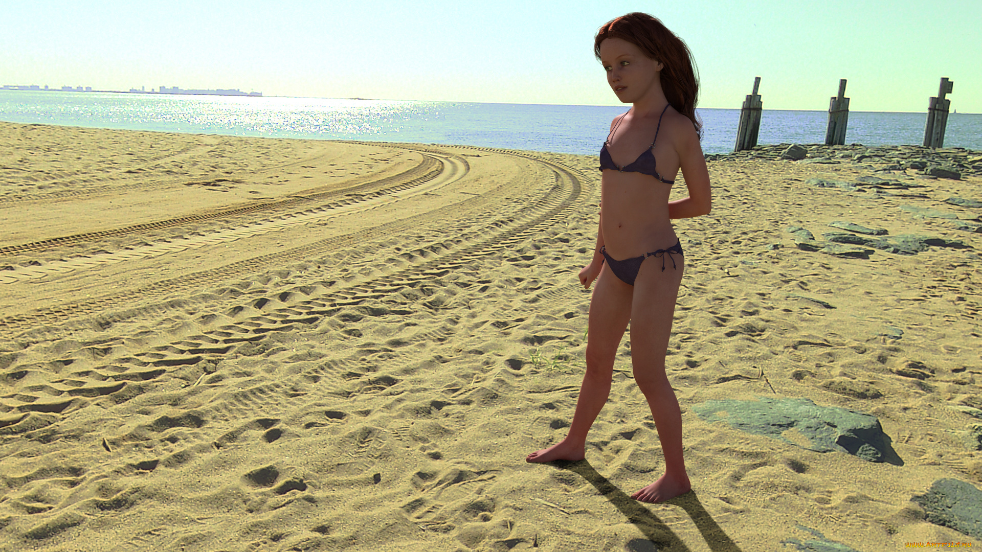 3д, графика, люди, , people, взгляд, девушка, фон