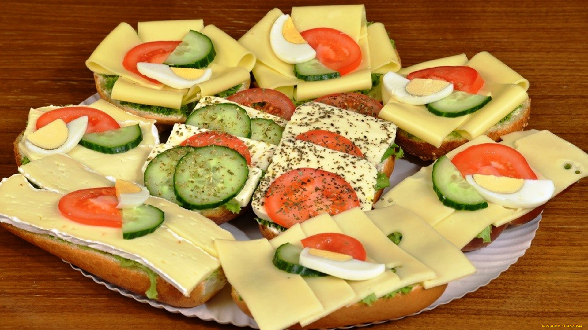 еда, бутерброды, , гамбургеры, , канапе, хлеб, яйца, огурцы, томаты, помидоры