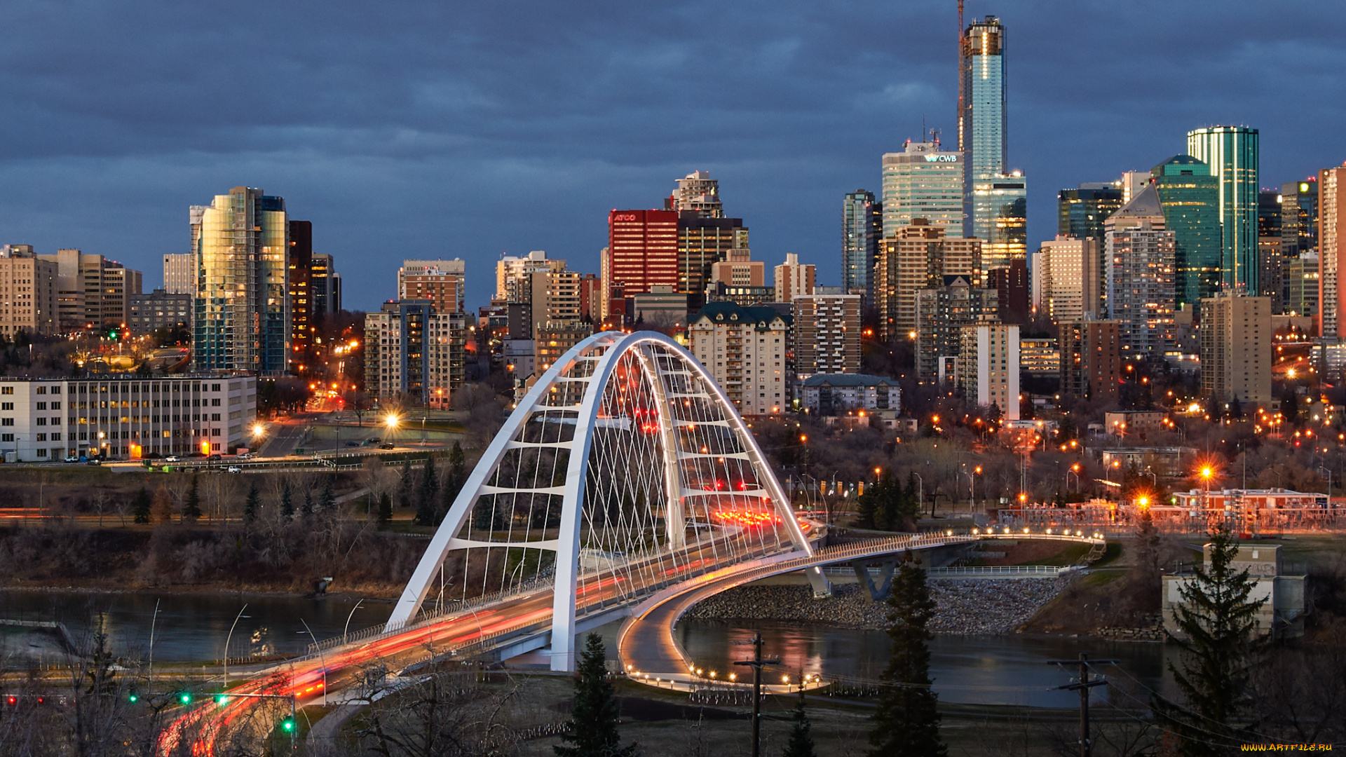 города, -, мосты, простор