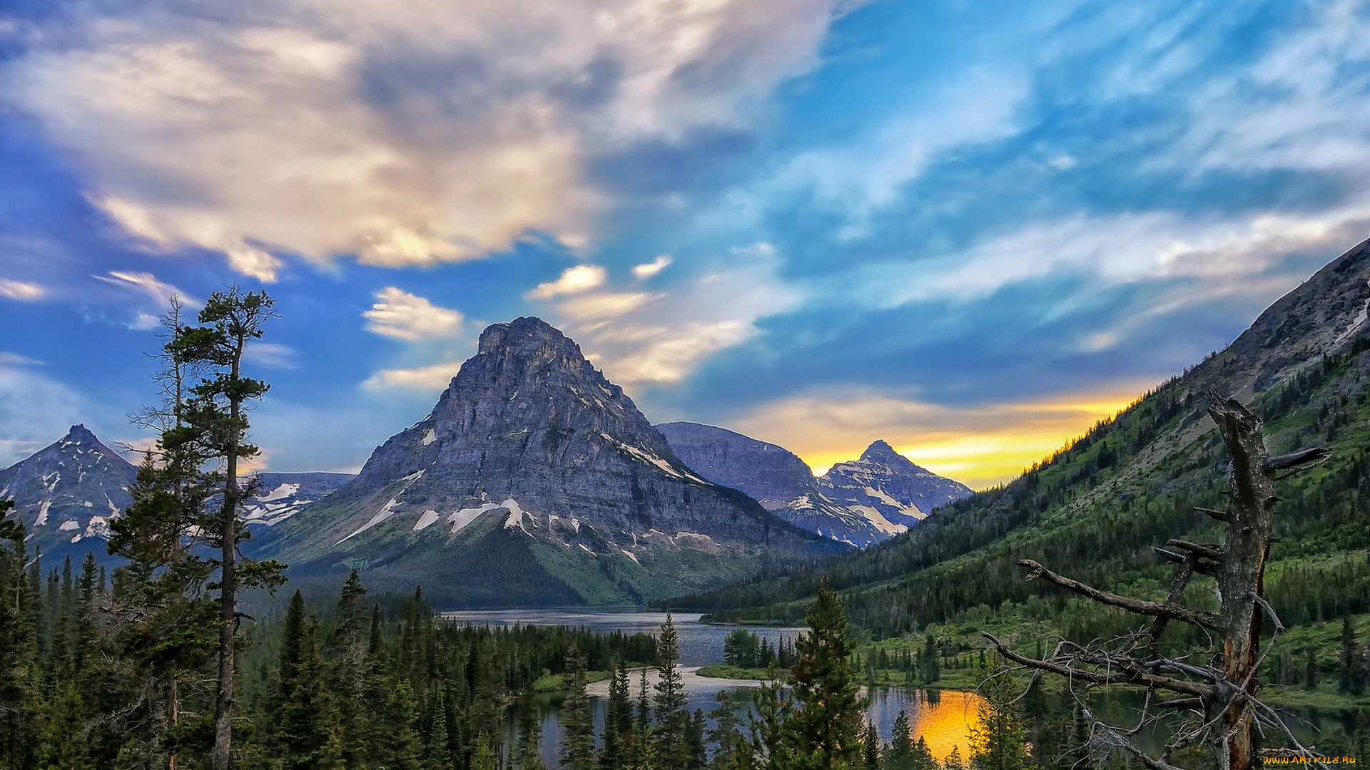 природа, горы, простор