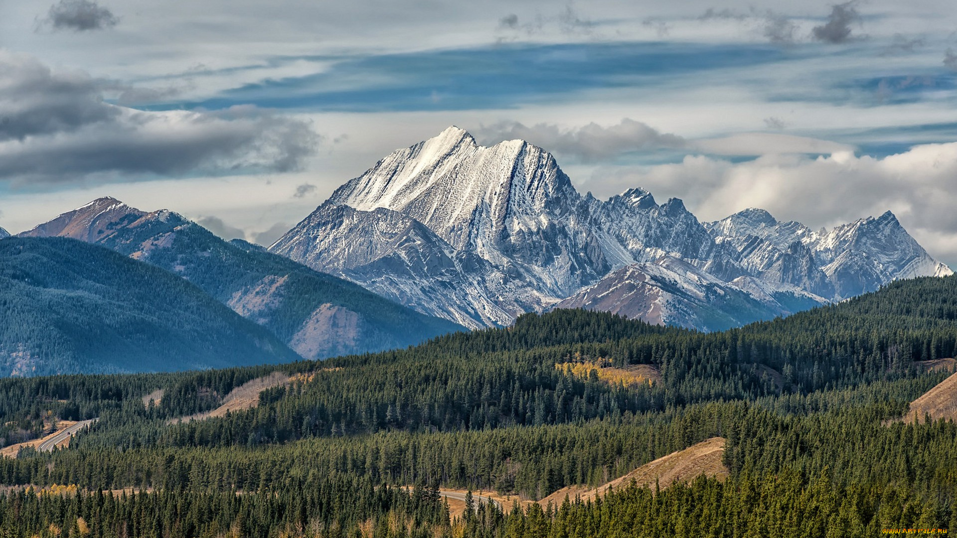 природа, горы, простор