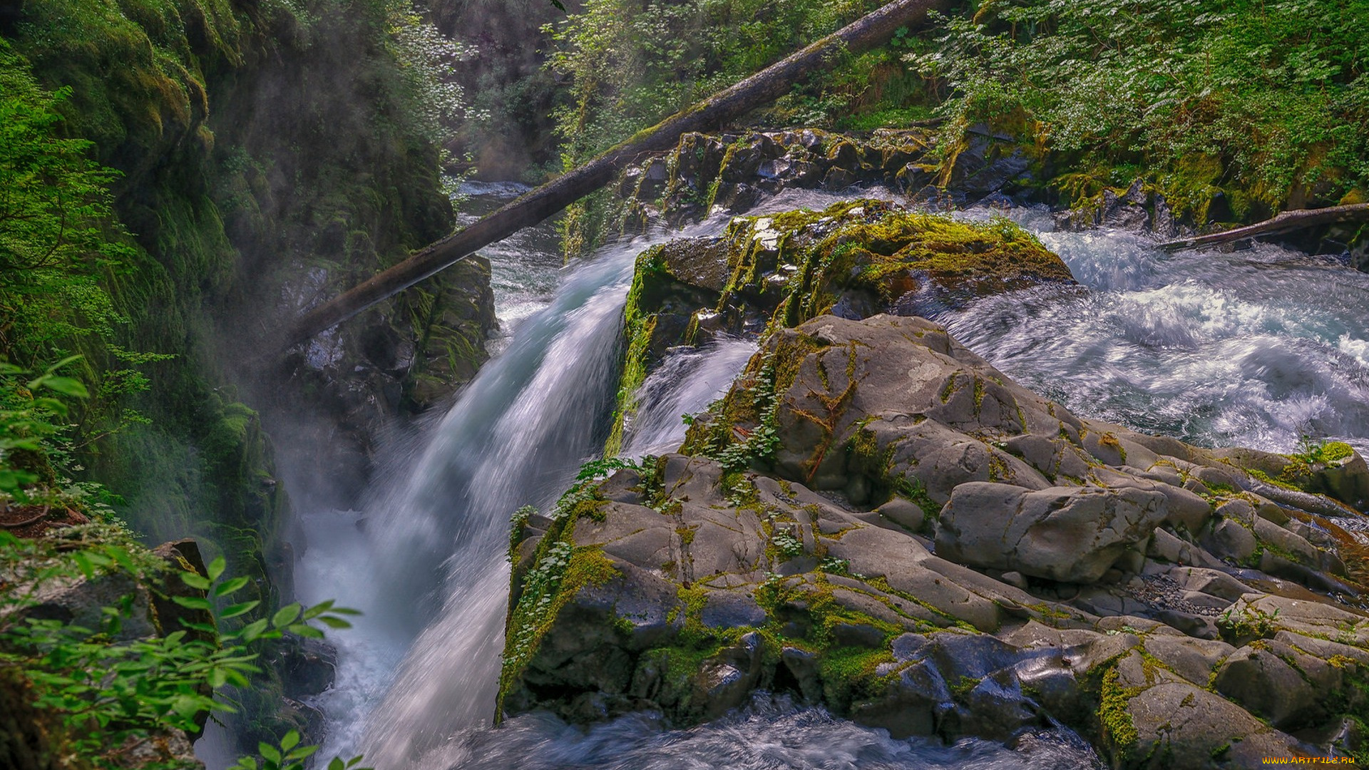 природа, водопады, простор